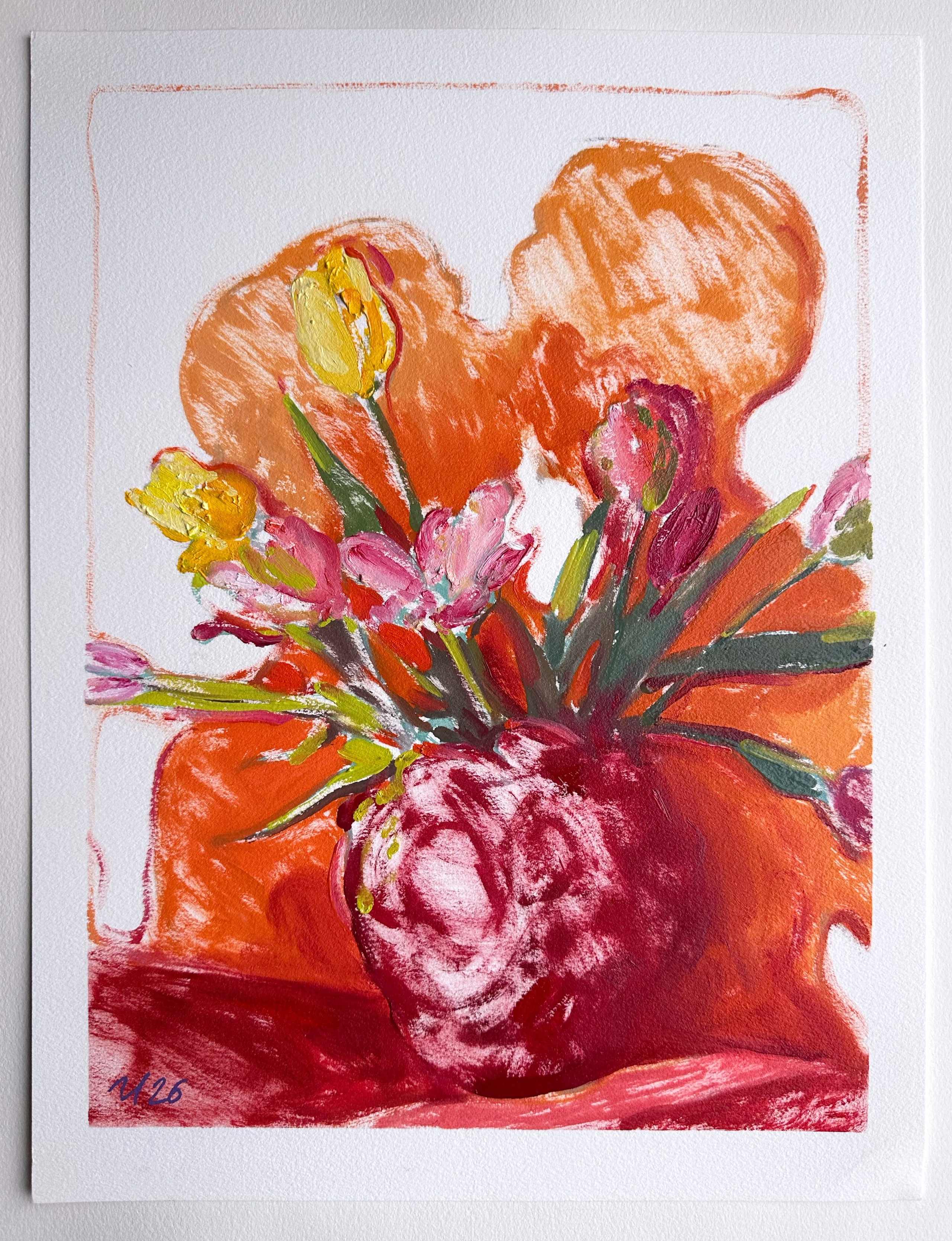 Доступные работы на бумаге (акрил/масло). Визуальный художник Илья Филатов