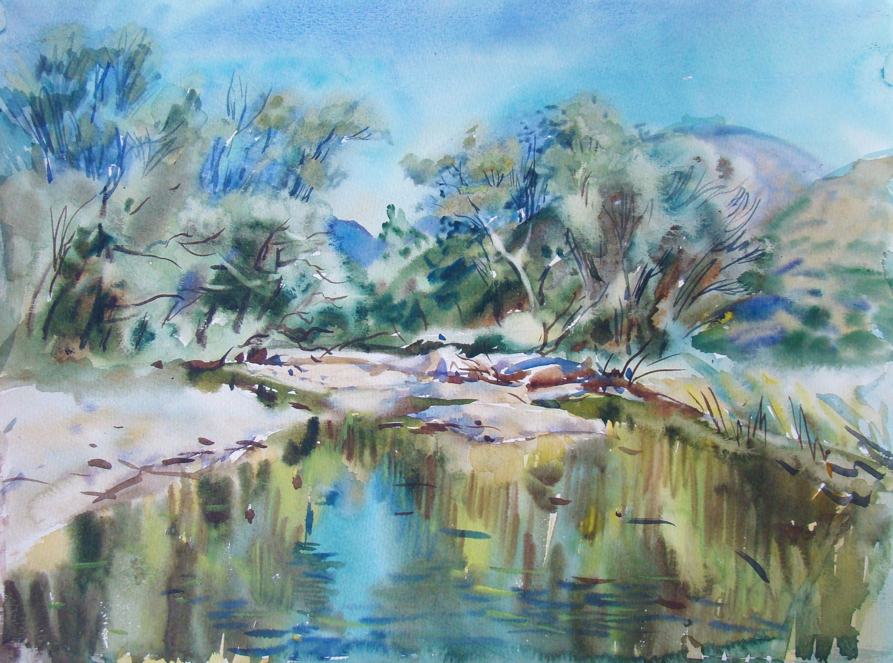 " " (1). Свет акварели Галины Поплавской