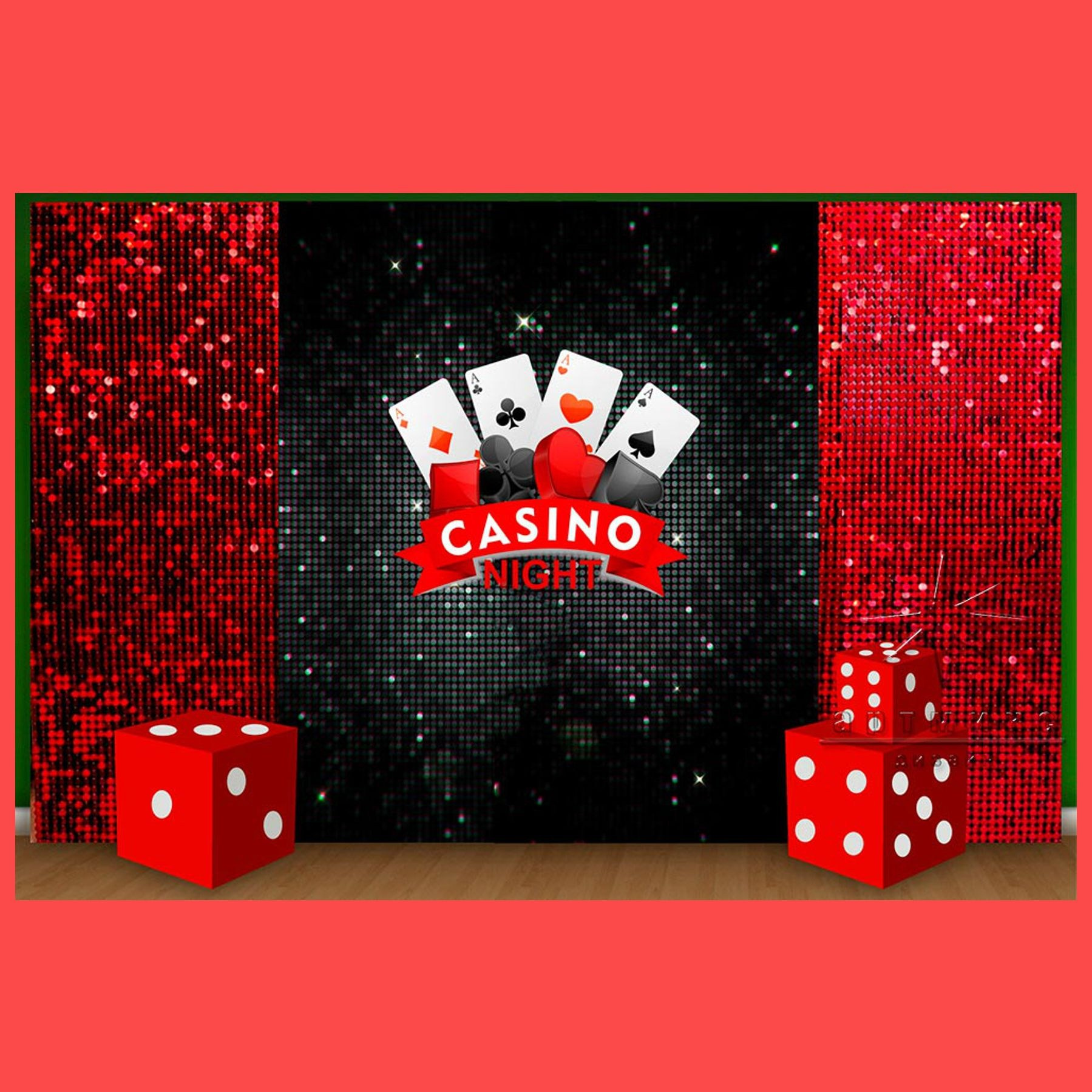 Фотозона «Казино». Студия праздничного декора