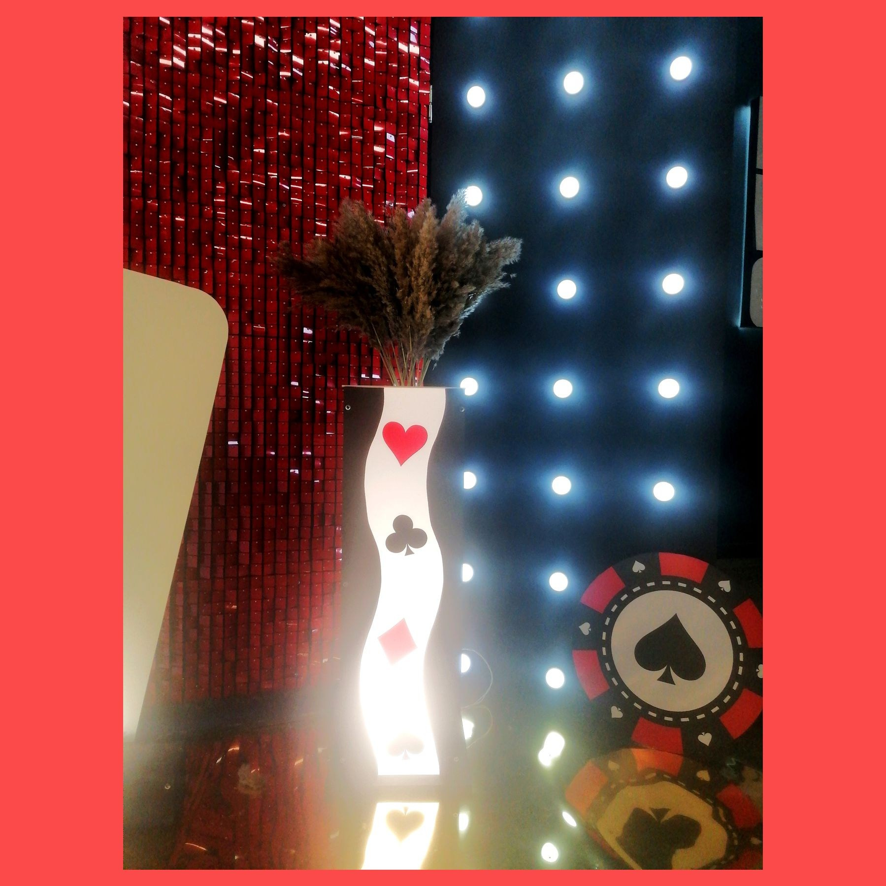 Фотозона «Казино». Студия праздничного декора