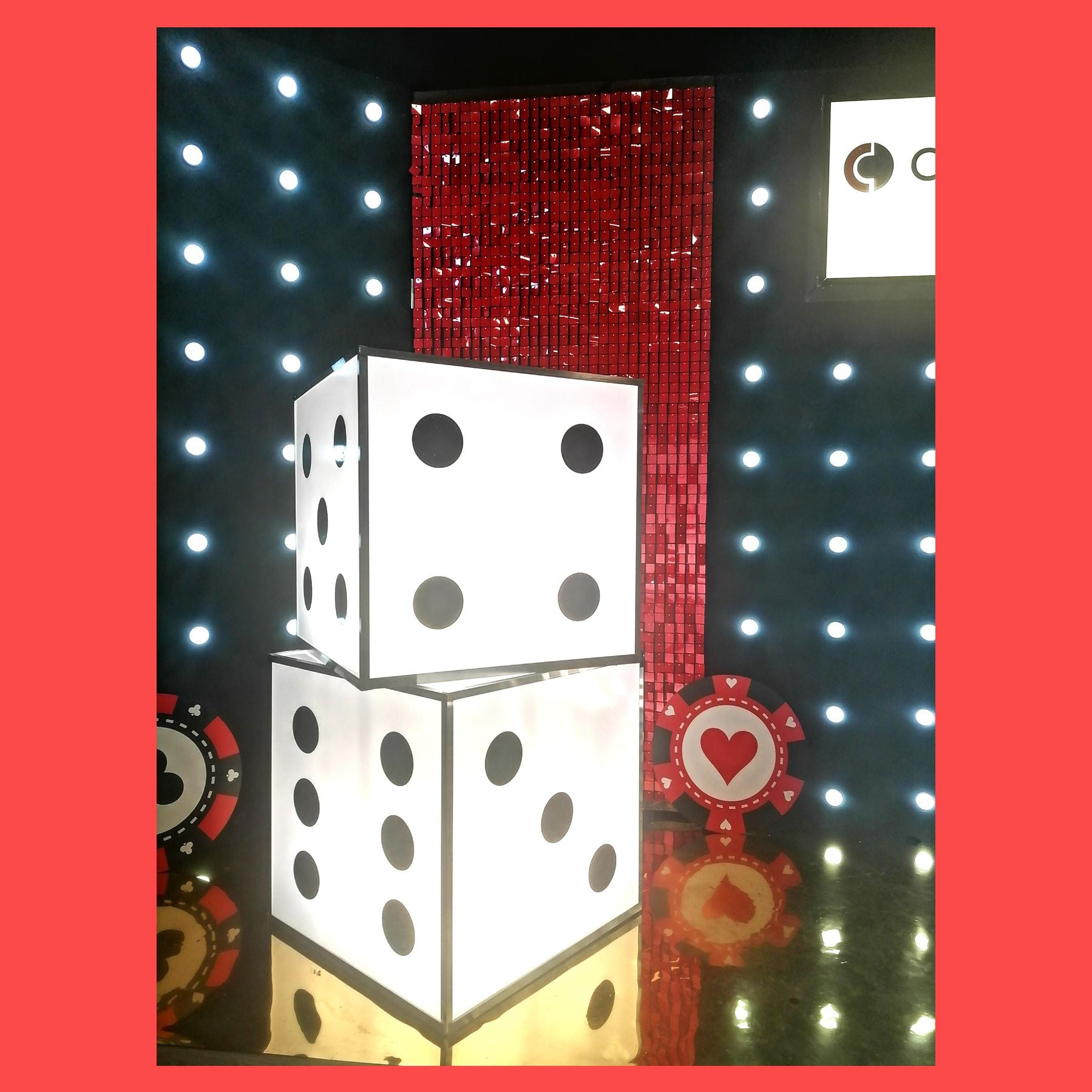 Фотозона «Казино». Студия праздничного декора