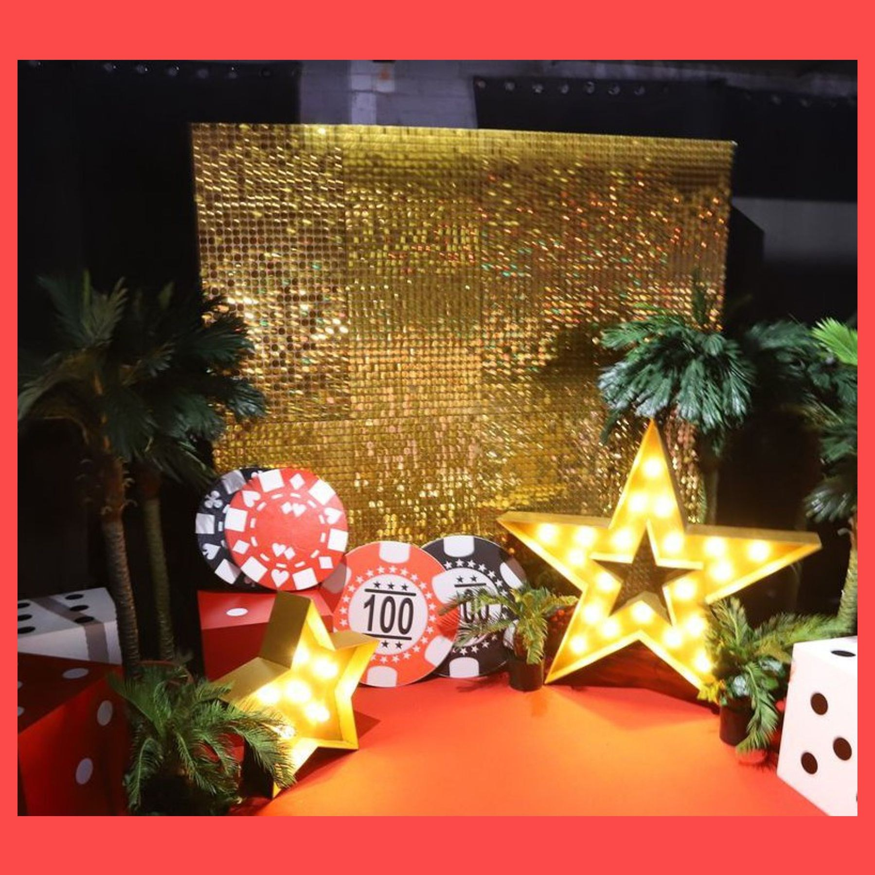 Фотозона «Казино». Студия праздничного декора