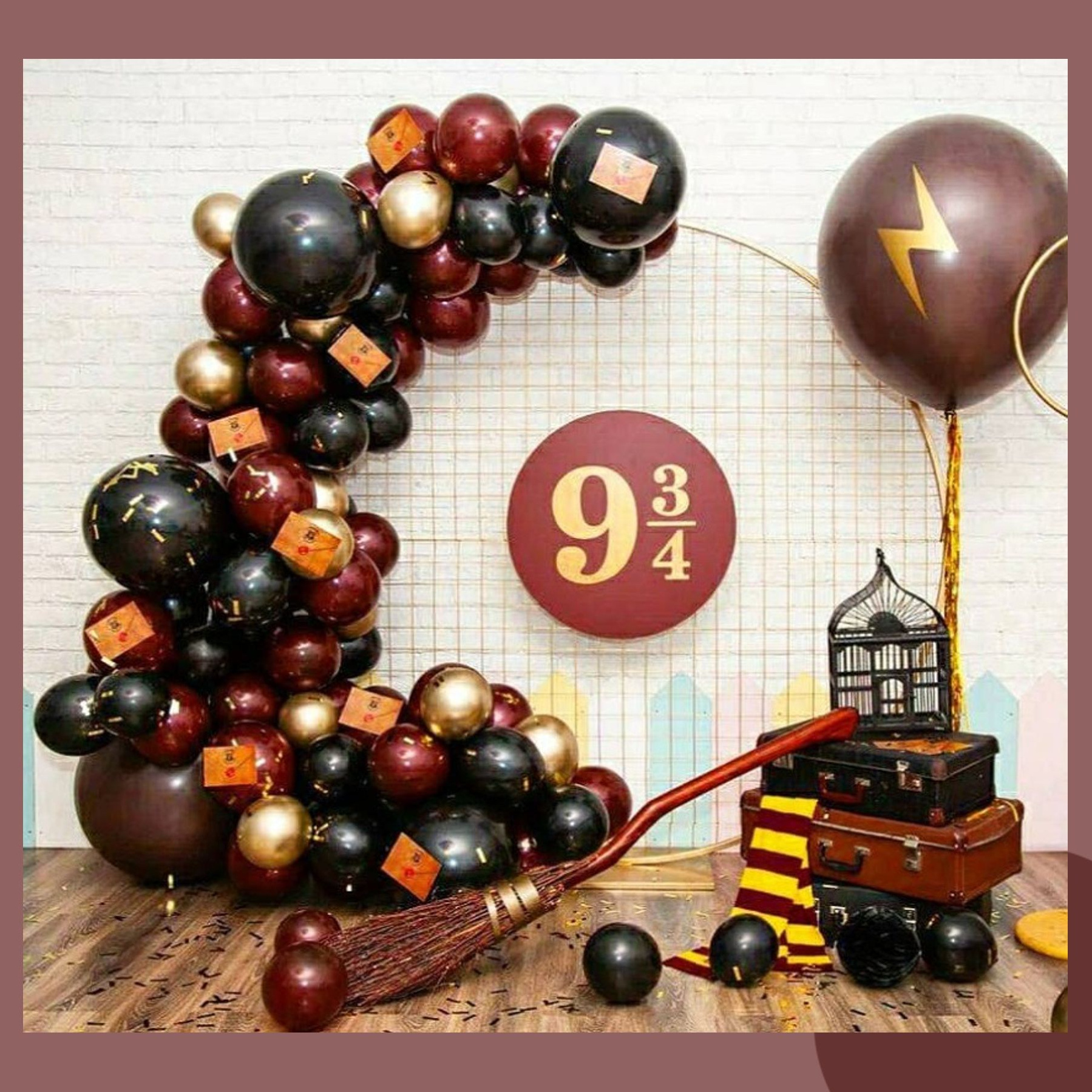 Фотозона Гарри Поттер. Студия праздничного декора