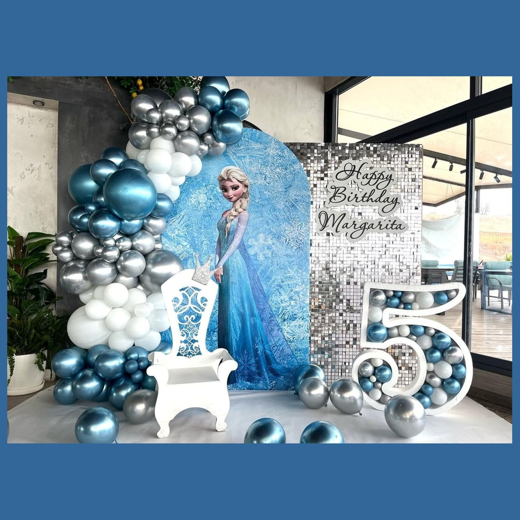 Фотозона Холодное сердце. Студия праздничного декора