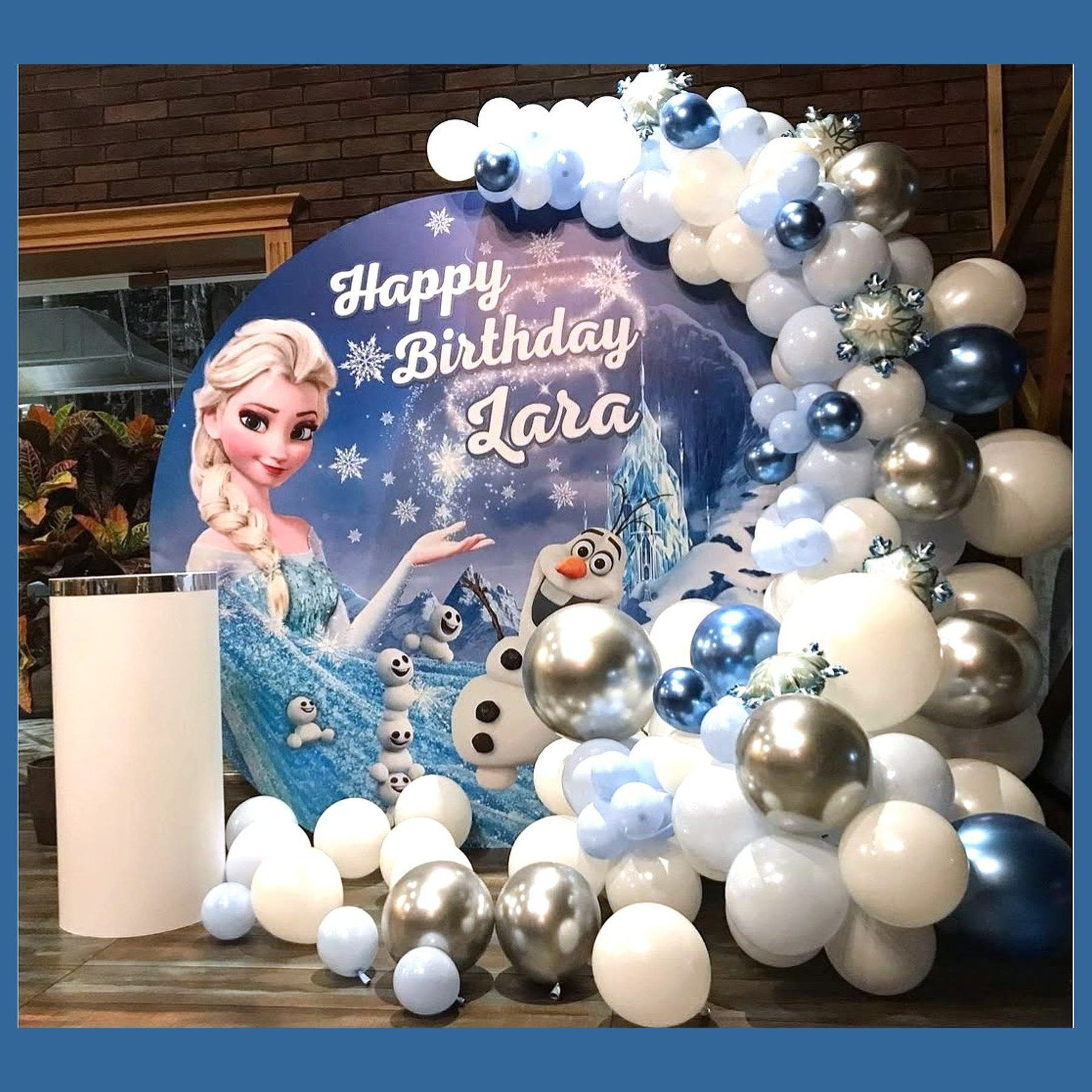 Фотозона Холодное сердце. Студия праздничного декора