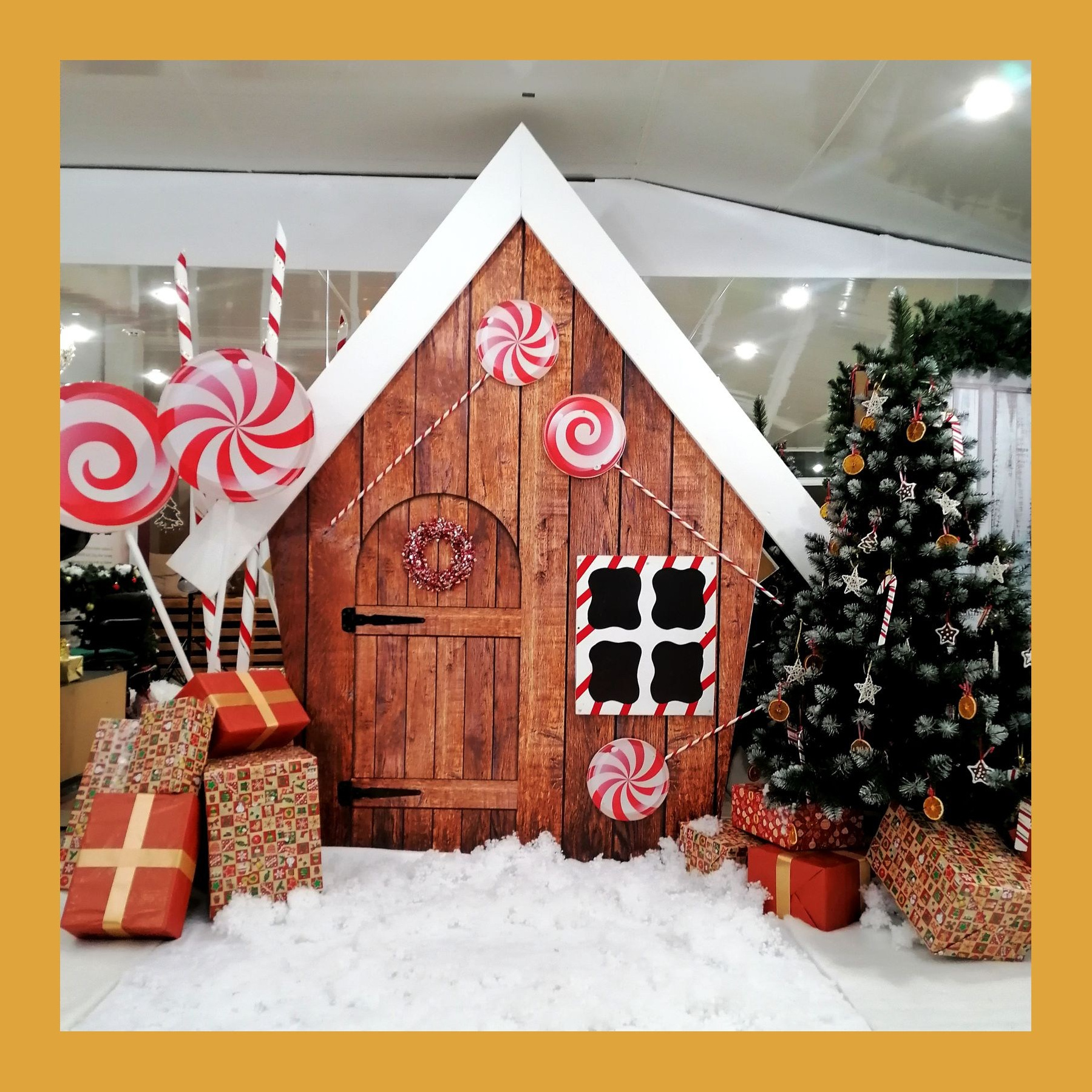 Фотозона новогодняя. Студия праздничного декора