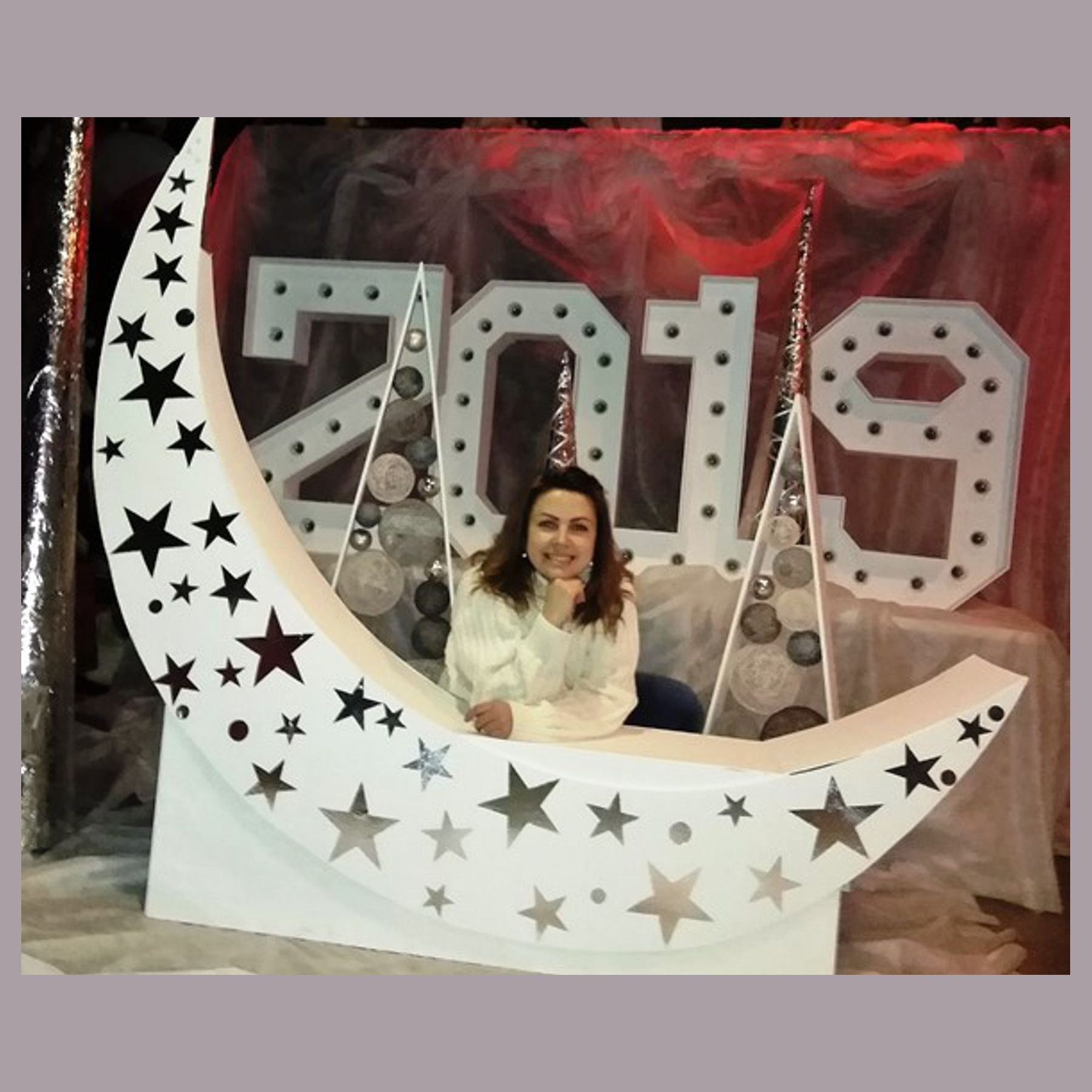 Фотозона новогодняя. Студия праздничного декора