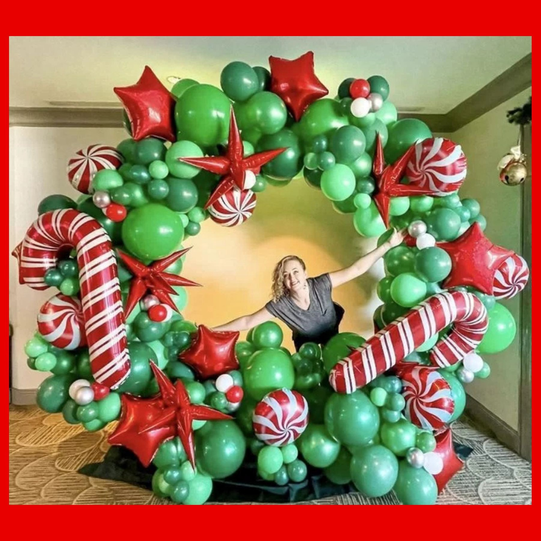 Фотозона новогодняя. Студия праздничного декора