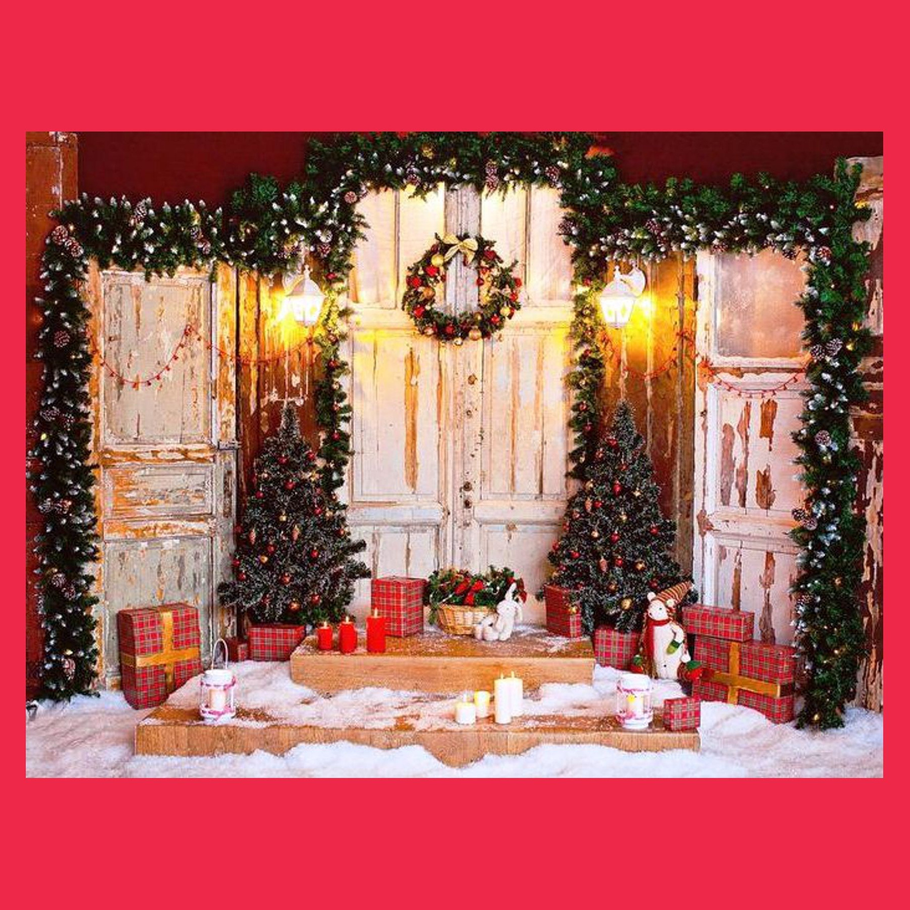 Фотозона новогодняя. Студия праздничного декора