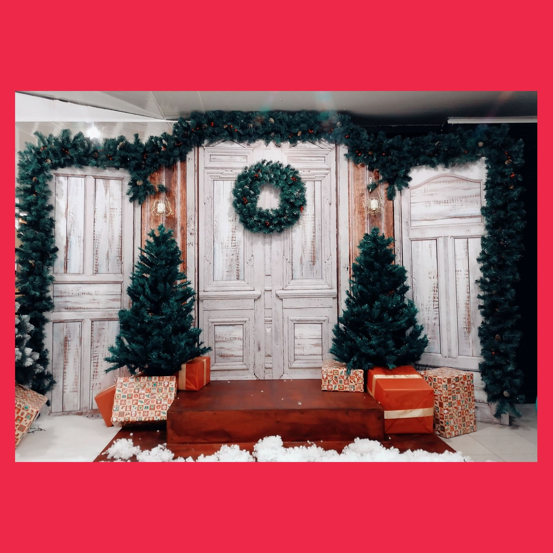 Фотозона новогодняя. Студия праздничного декора