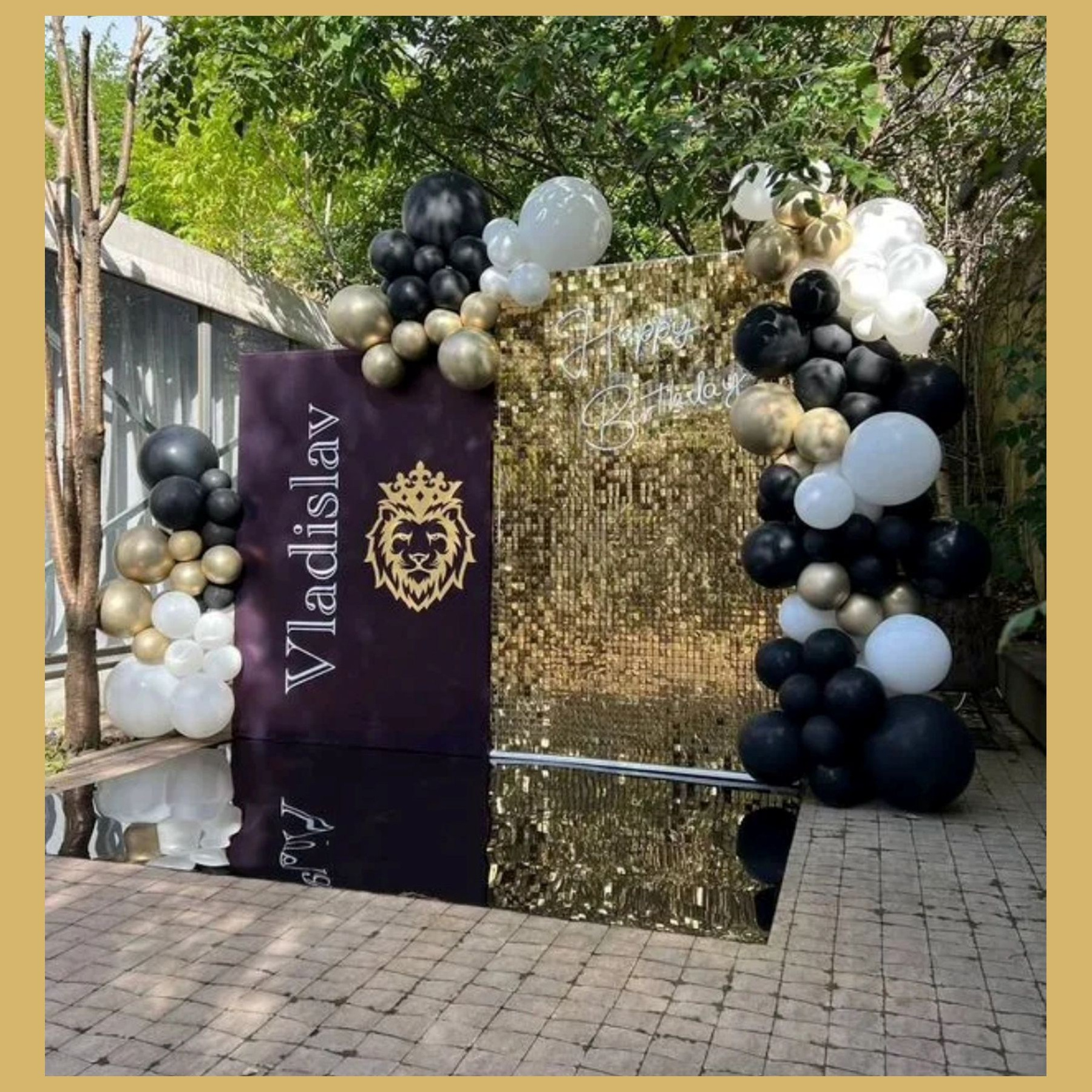 Фотозона на корпоратив. Студия праздничного декора