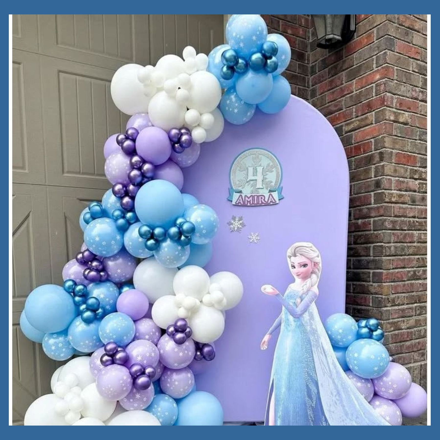 Фотозона Холодное сердце. Студия праздничного декора