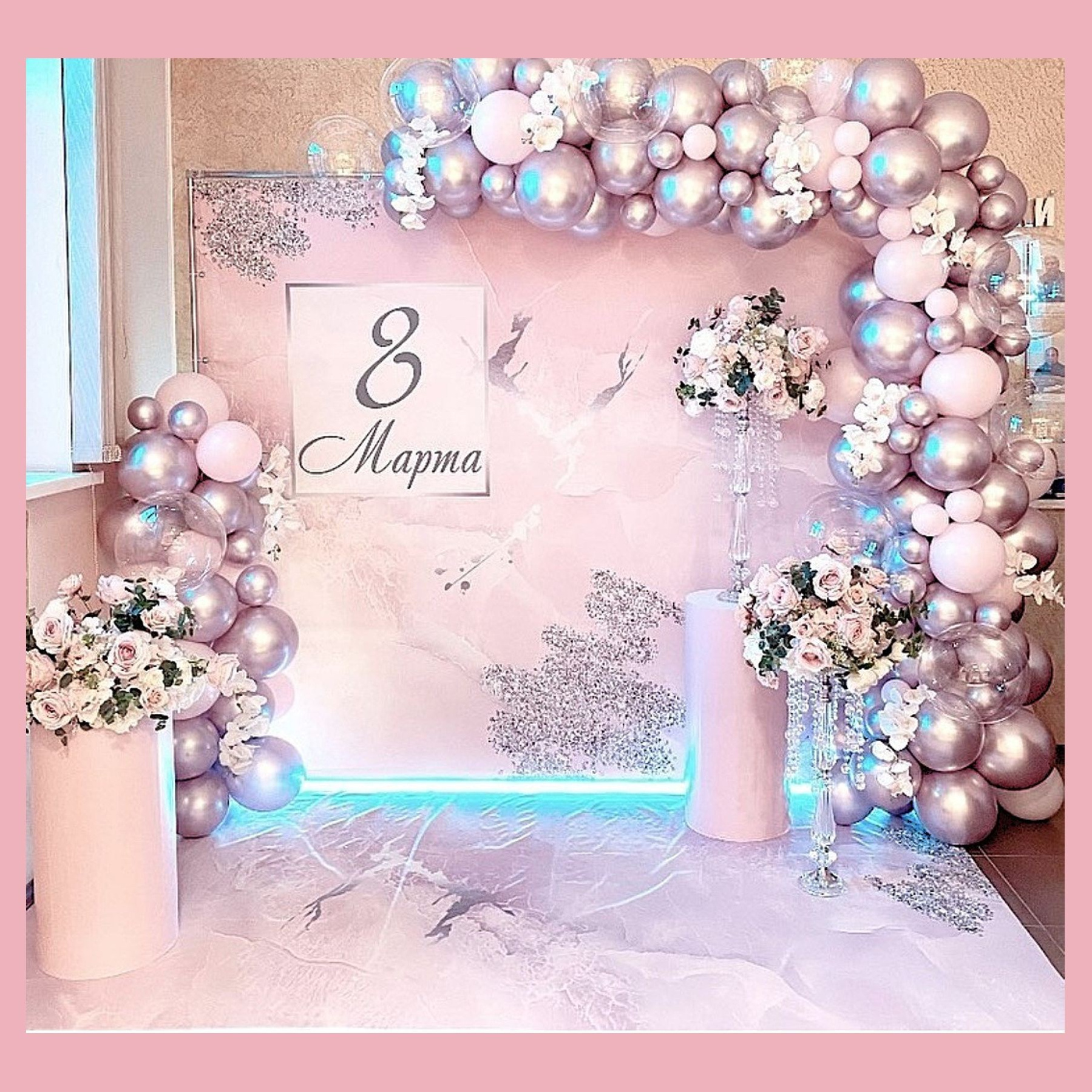 Фотозона 8 марта. Студия праздничного декора
