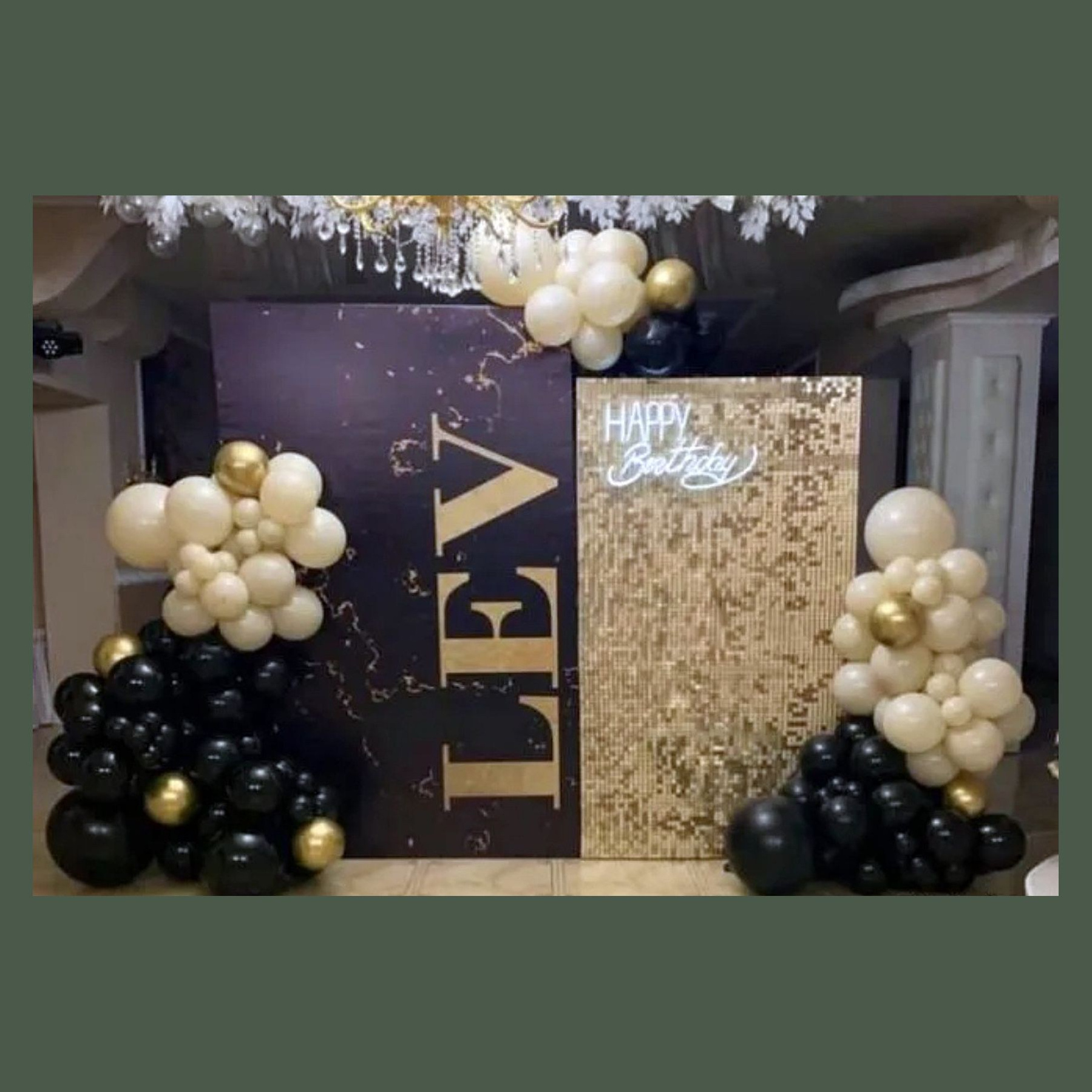 Фотозона для мужчины. Студия праздничного декора