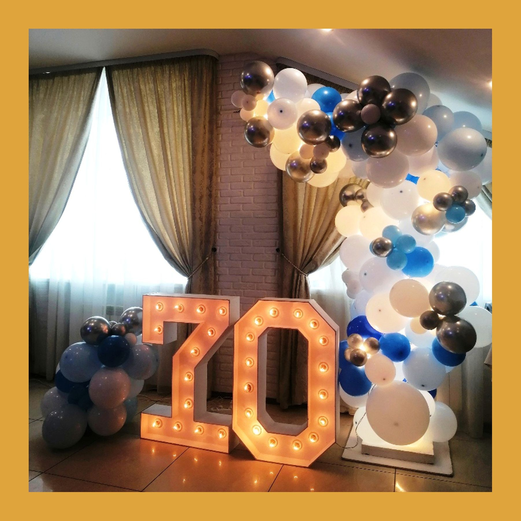 Фотозона с шарами. Студия праздничного декора