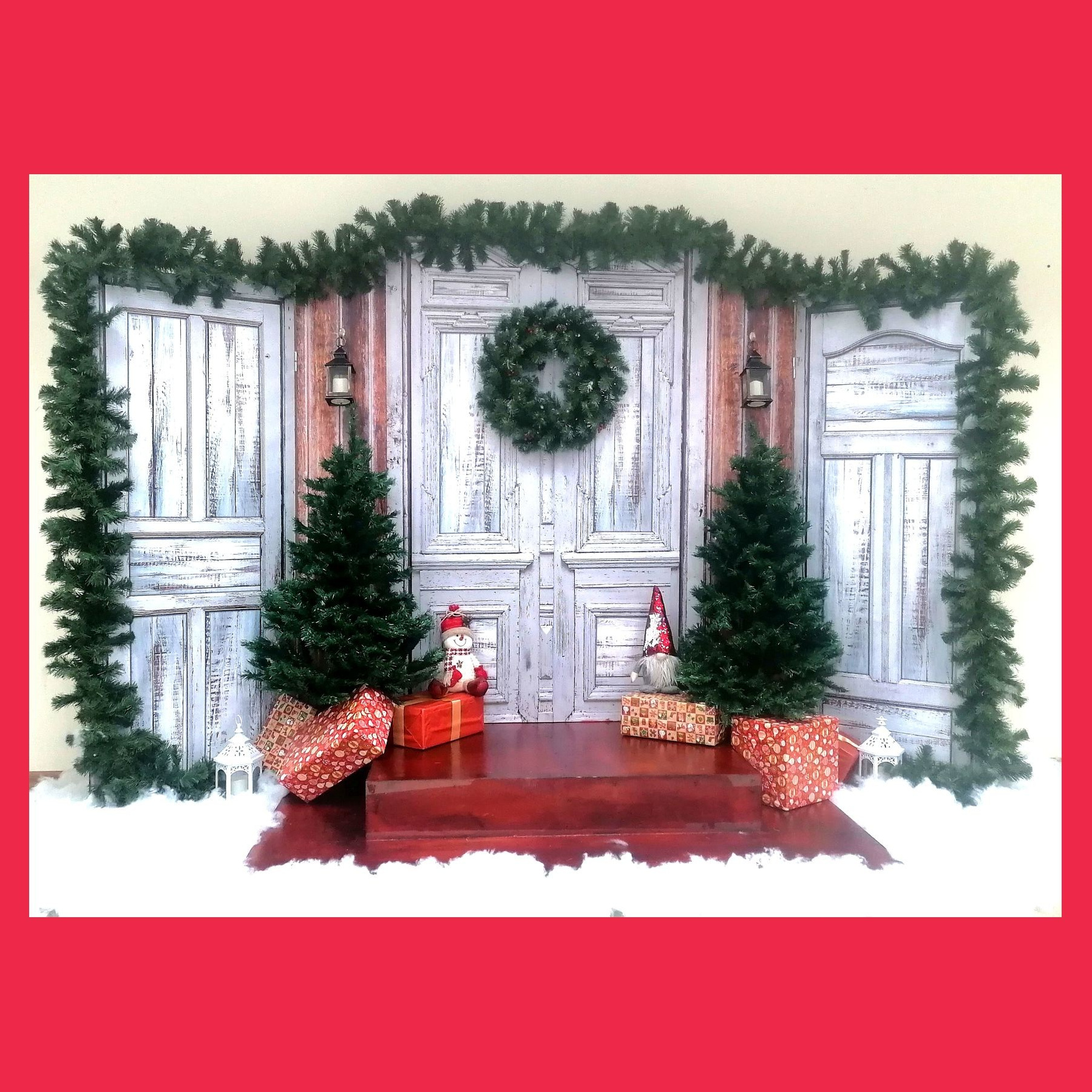 Фотозона новогодняя. Студия праздничного декора