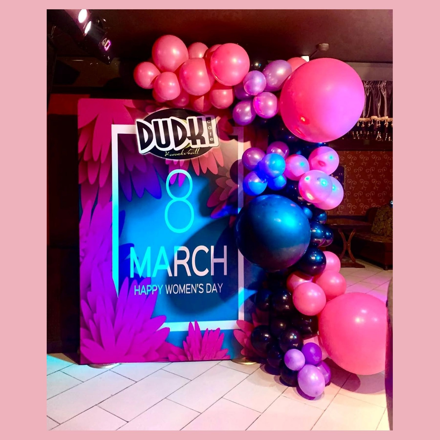 Фотозона 8 марта. Студия праздничного декора