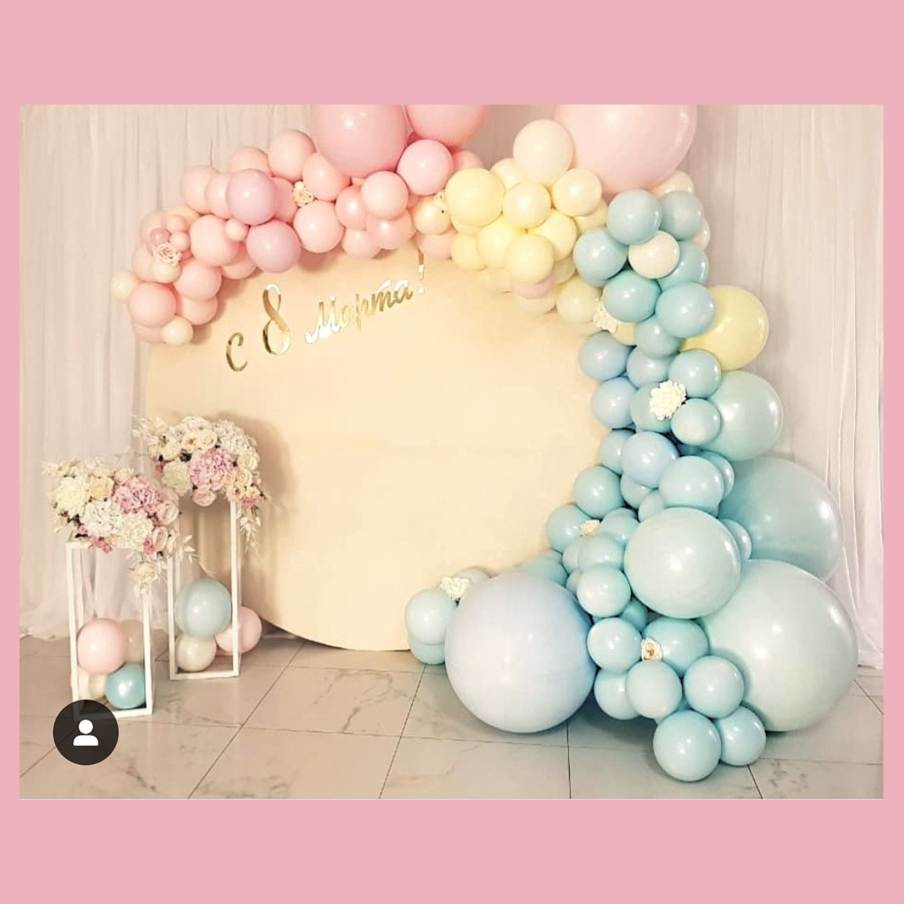 Фотозона 8 марта. Студия праздничного декора