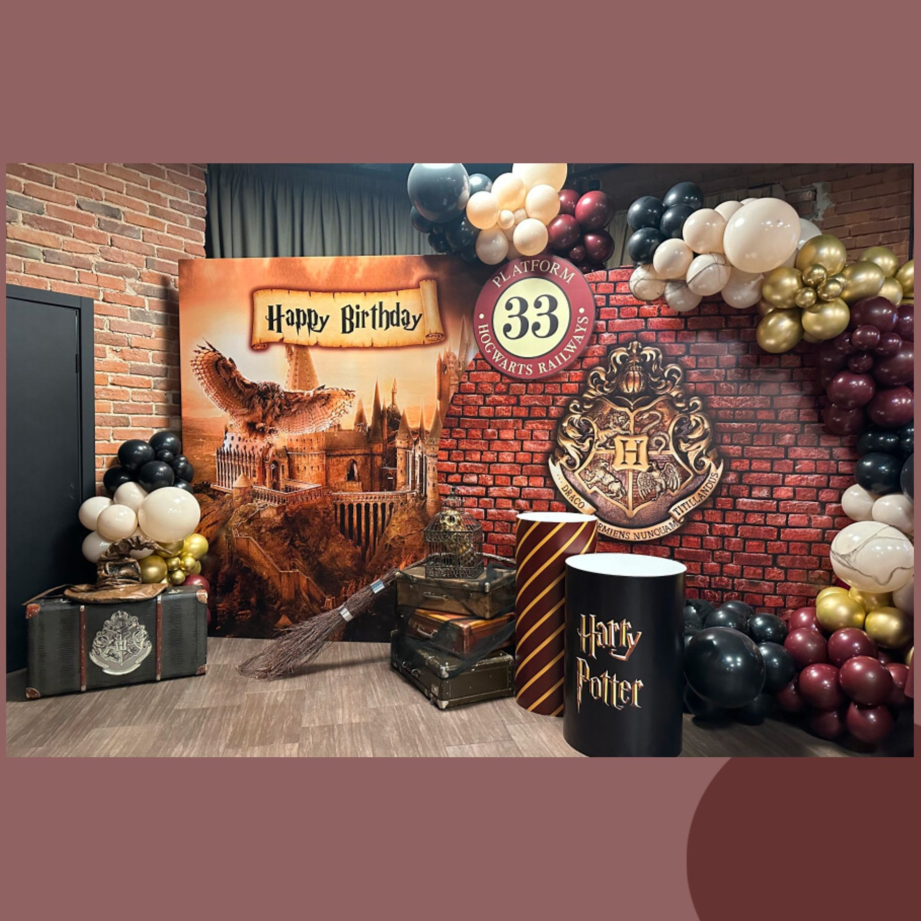 Фотозона Гарри Поттер. Студия праздничного декора