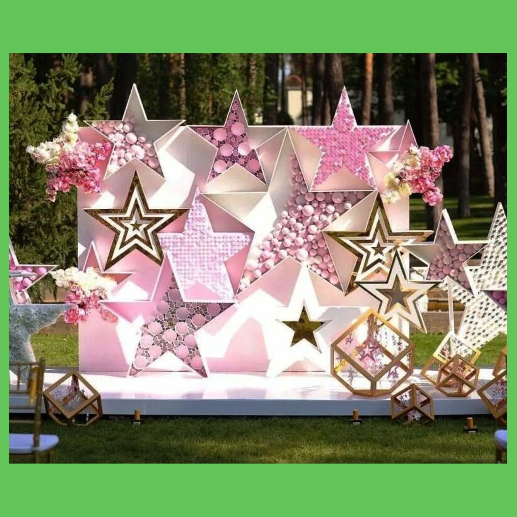 Оформление школьного выпускного. Студия праздничного декора