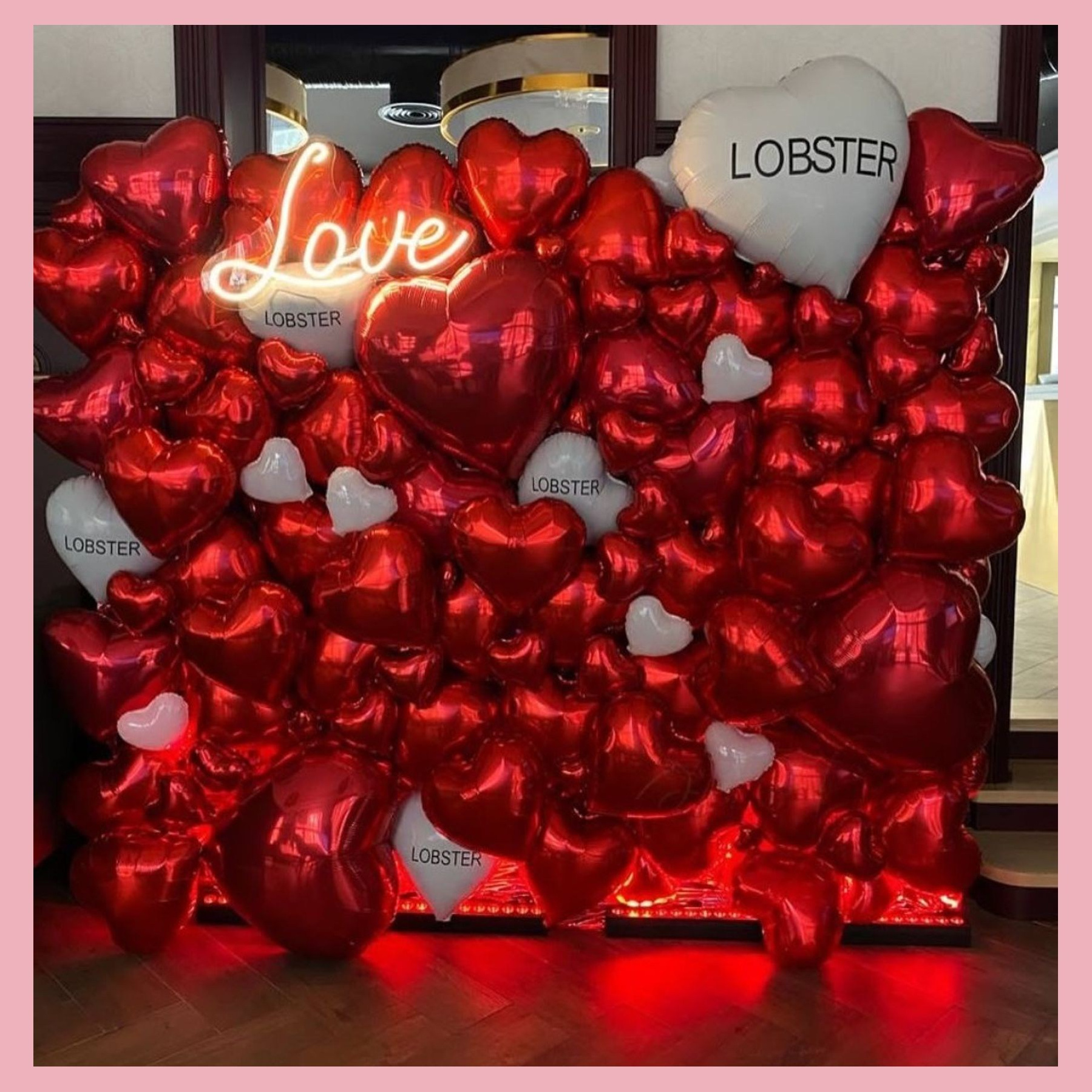 Фотозона 14 февраля. Студия праздничного декора