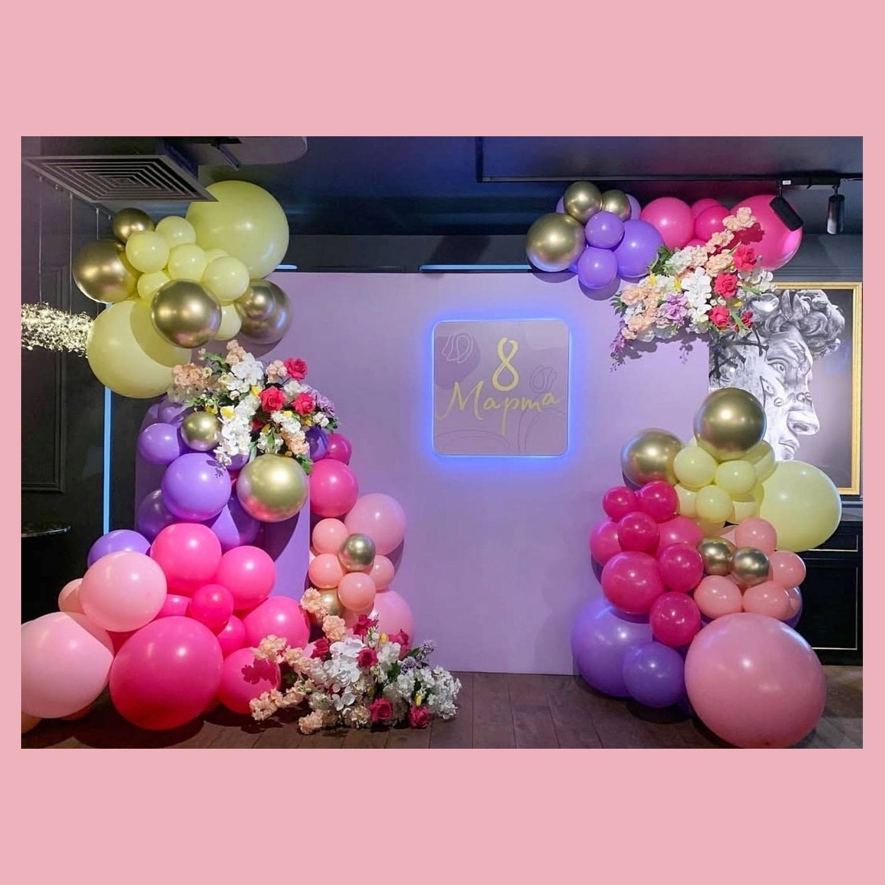 Фотозона 8 марта. Студия праздничного декора