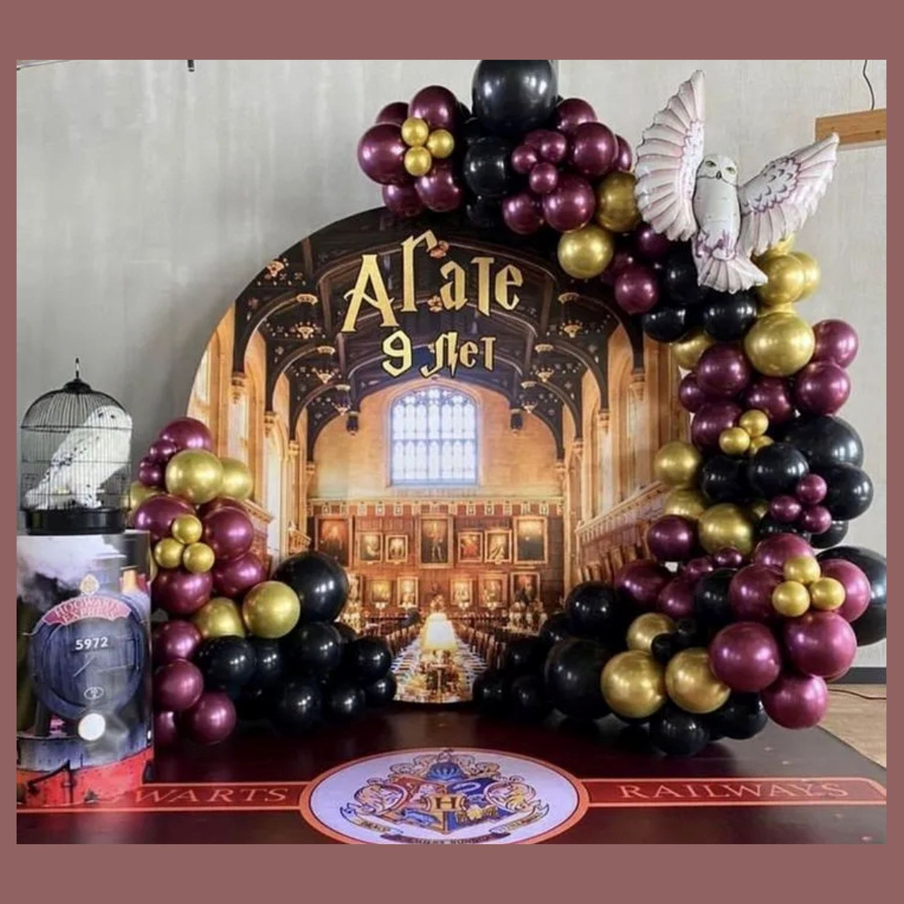 Фотозона Гарри Поттер. Студия праздничного декора