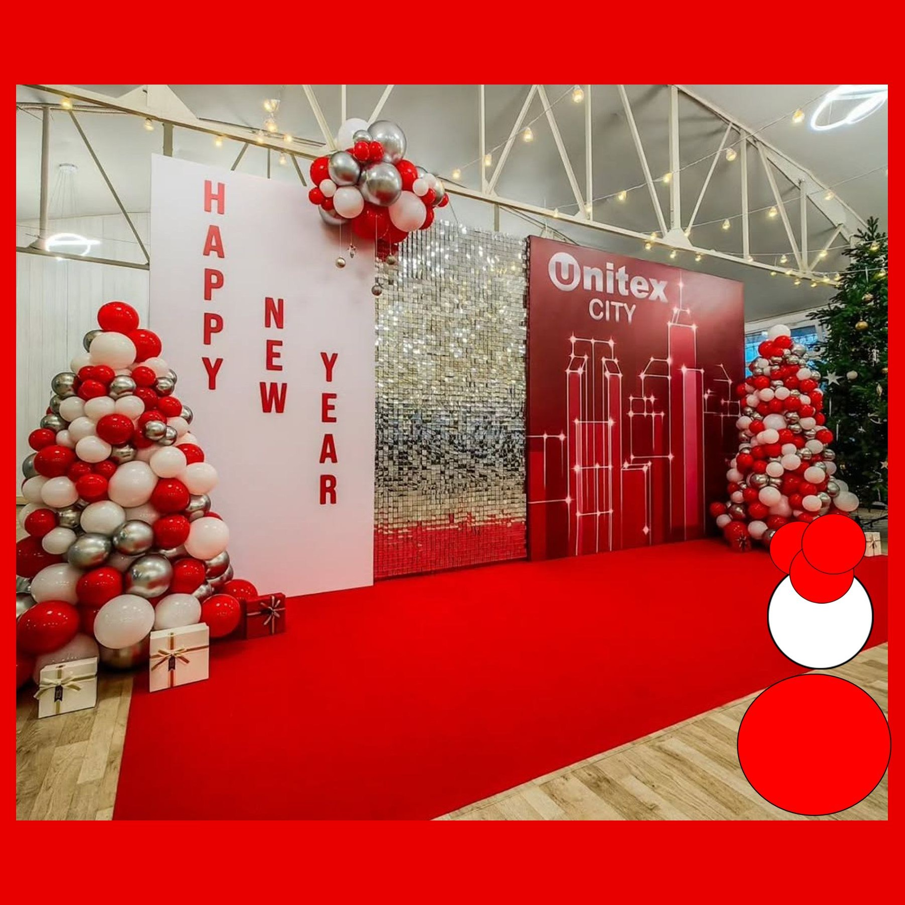 Фотозона новогодняя. Студия праздничного декора