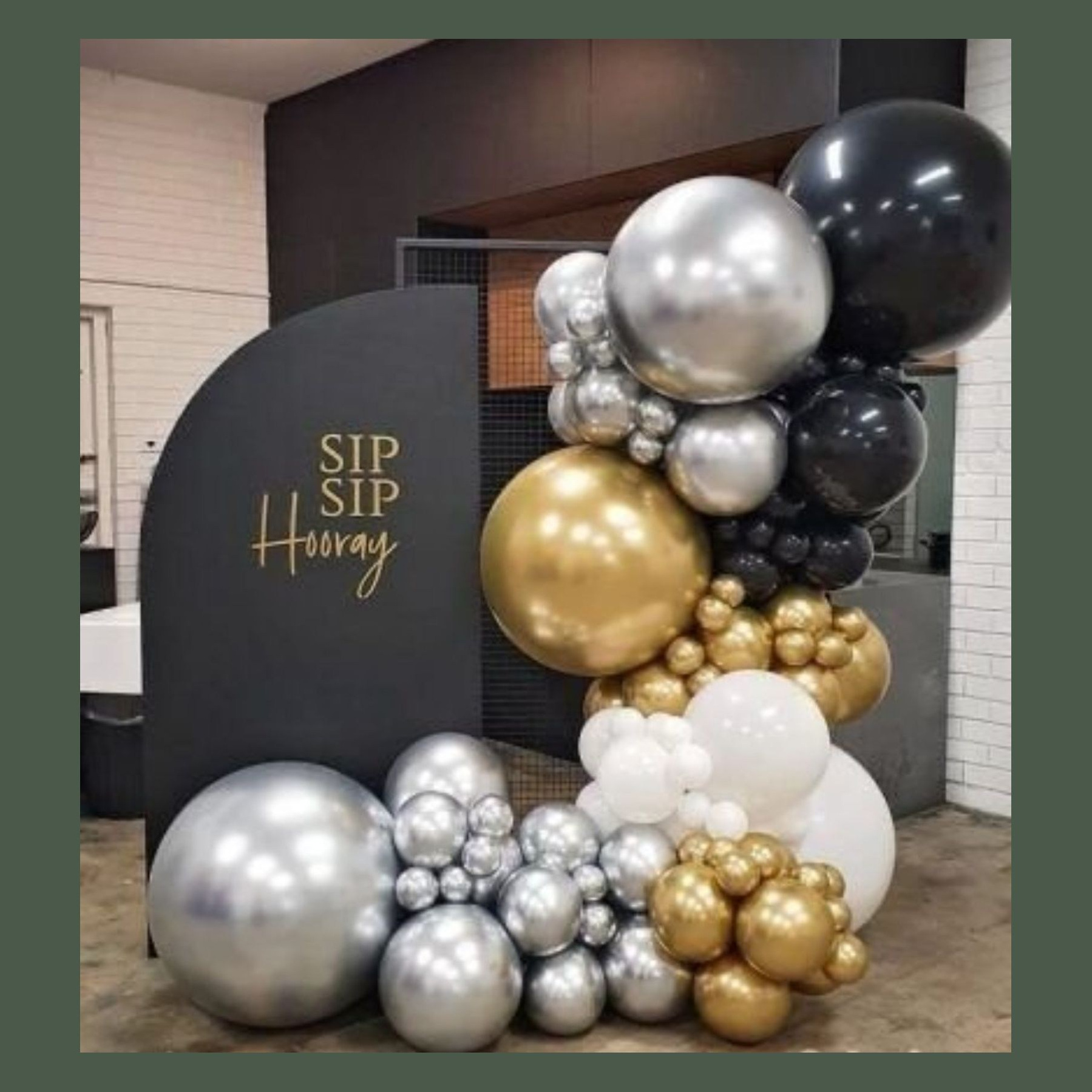 Фотозона из блоков. Студия праздничного декора