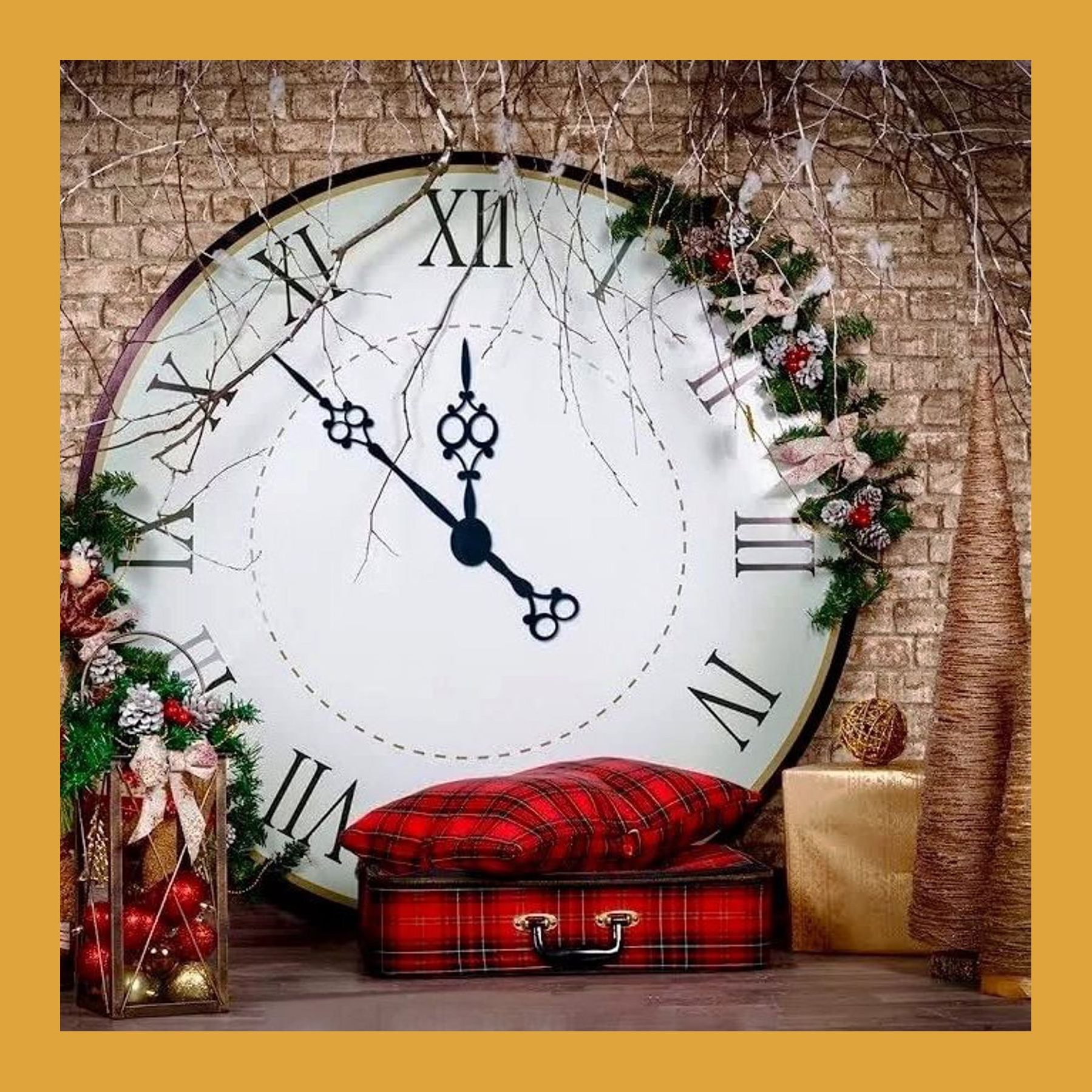 Фотозона новогодняя. Студия праздничного декора