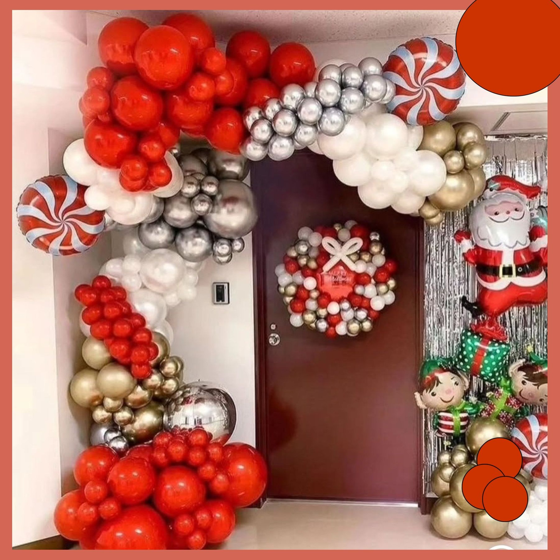 Фотозона новогодняя. Студия праздничного декора