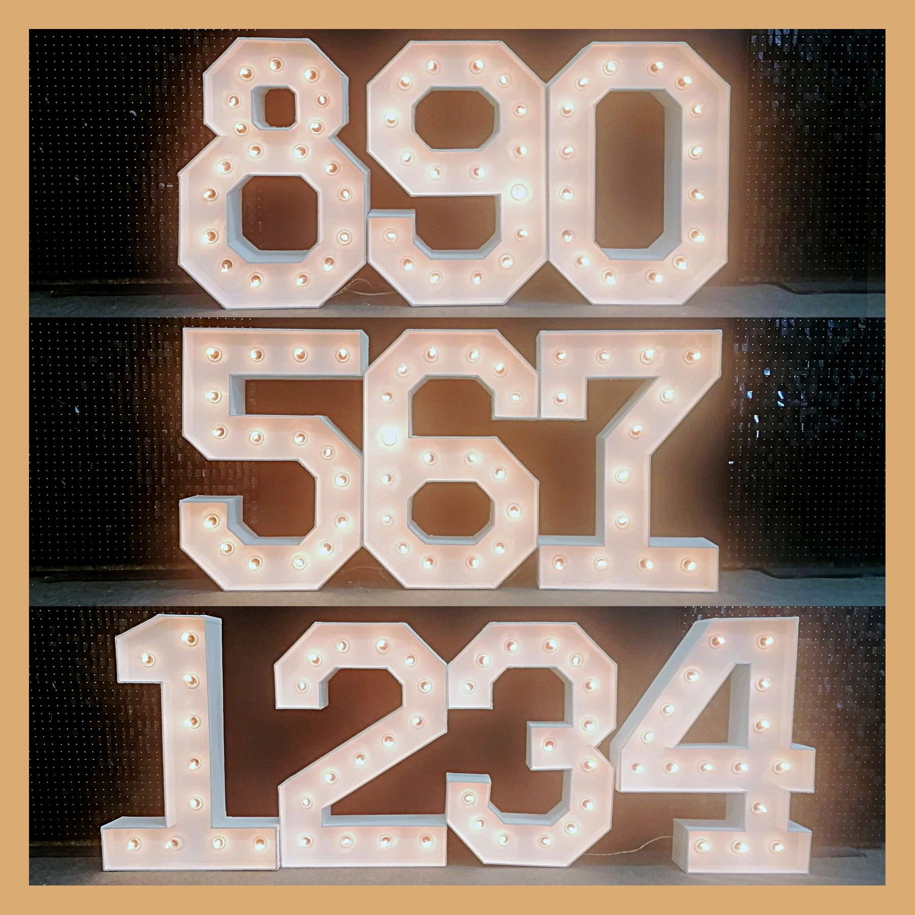 Цифра на день рождения. Студия праздничного декора