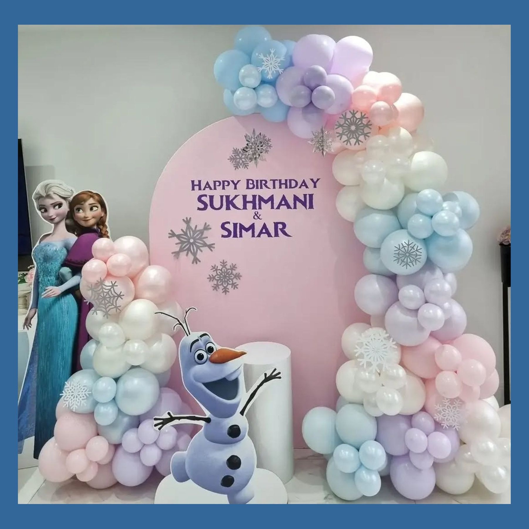 Фотозона на детский праздник. Студия праздничного декора