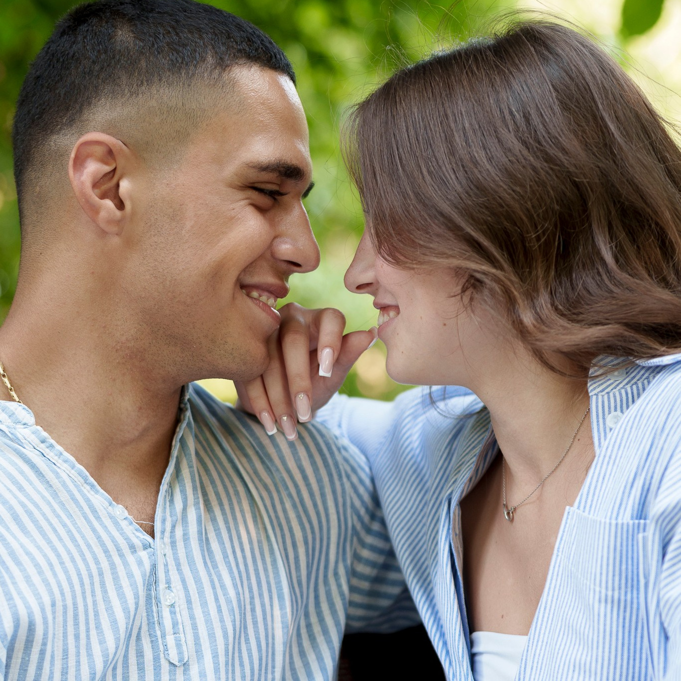 Съёмка лавстори в парке