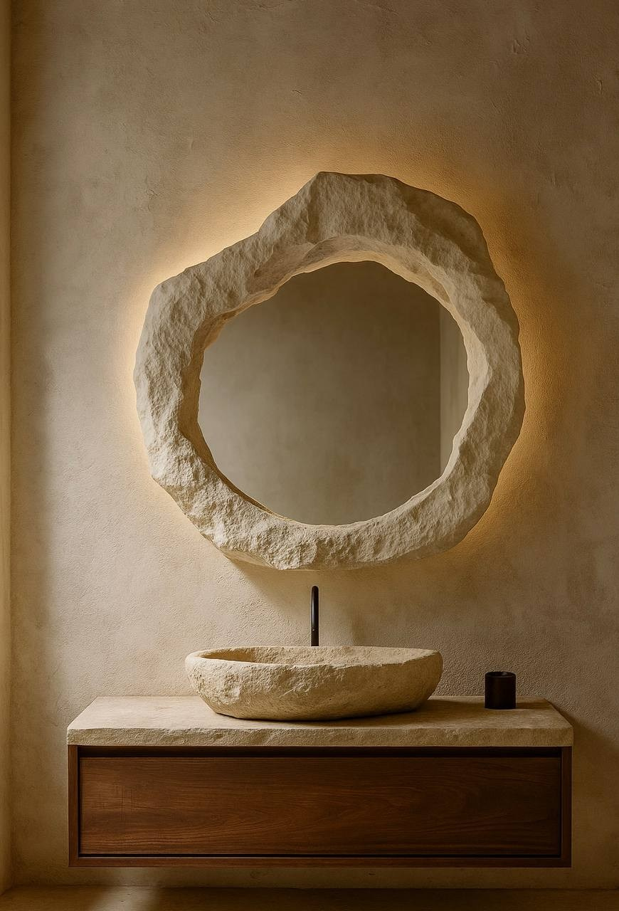 Подробнее о «СКАЛА — КРУГ». MONA-ART. Студия авторского декора на заказ: зеркала-скалы по вашим размерам, столики, 3D панно, интерьерные картины, торшеры, светильники,