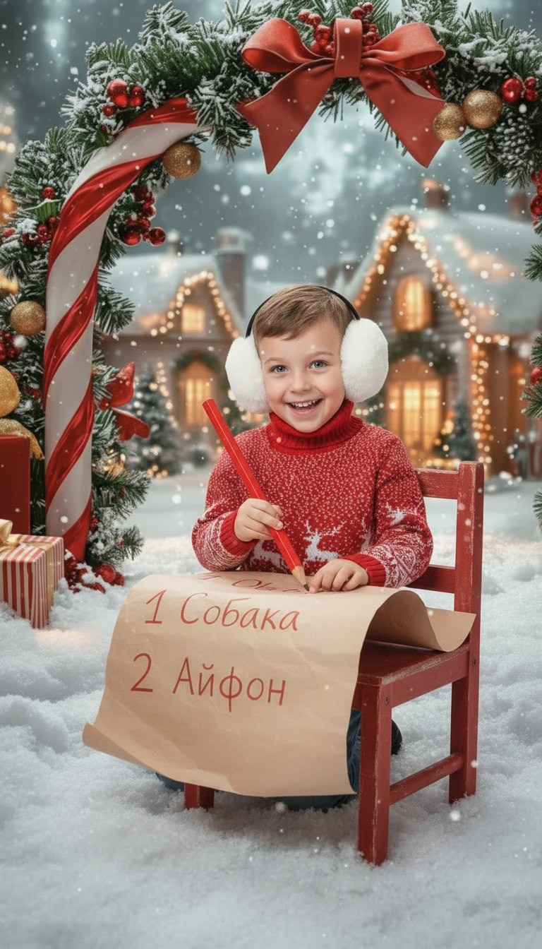 Новогодний проект 2026. Семейный и детский фотограф Ольга Кравцова