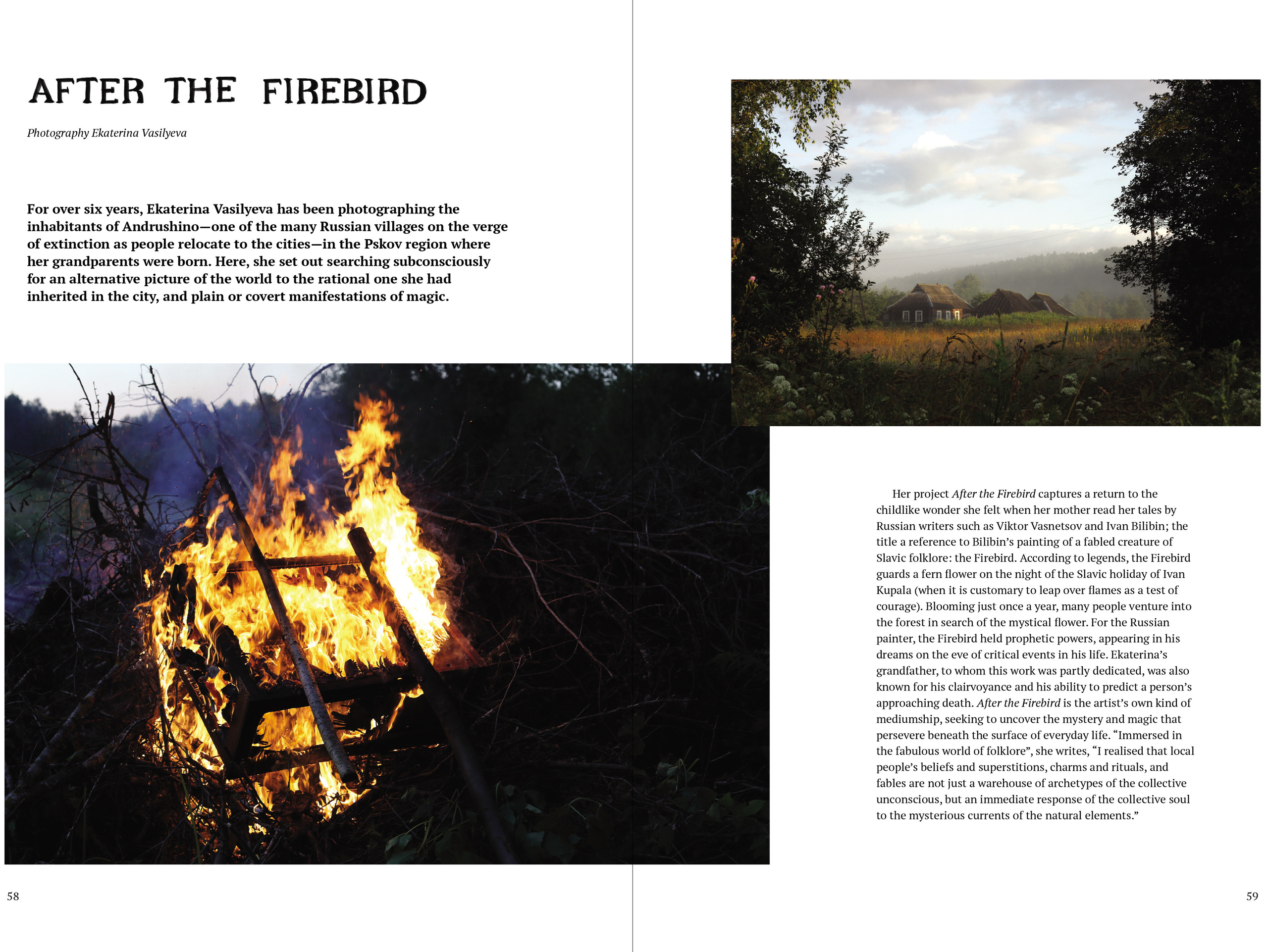 Печатный журнал «Cunning Folk'' (The Fire Issue) UK. Екатерина Васильева художник, куратор и преподаватель