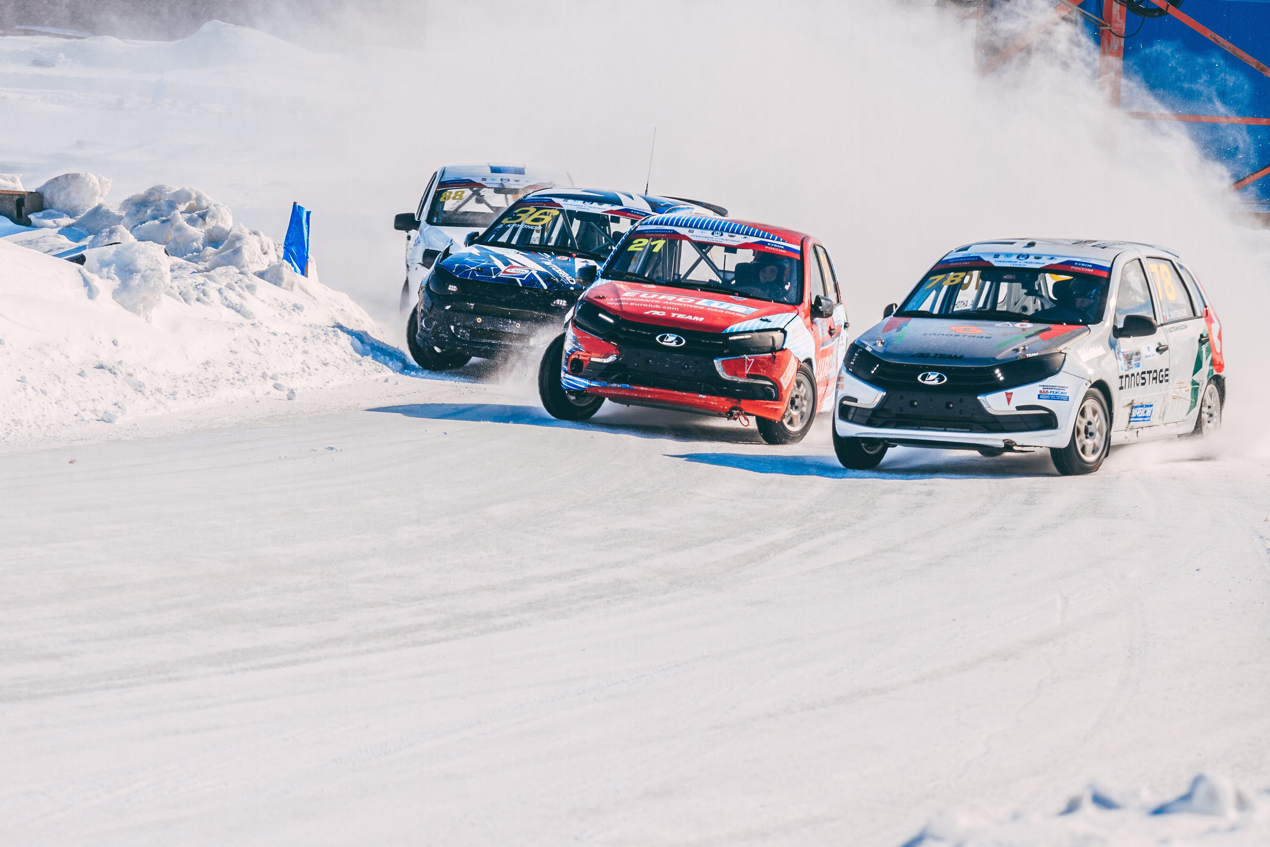 Пятый этап чемпионата России по ледовым гонкам. Фотограф Левченко Денис