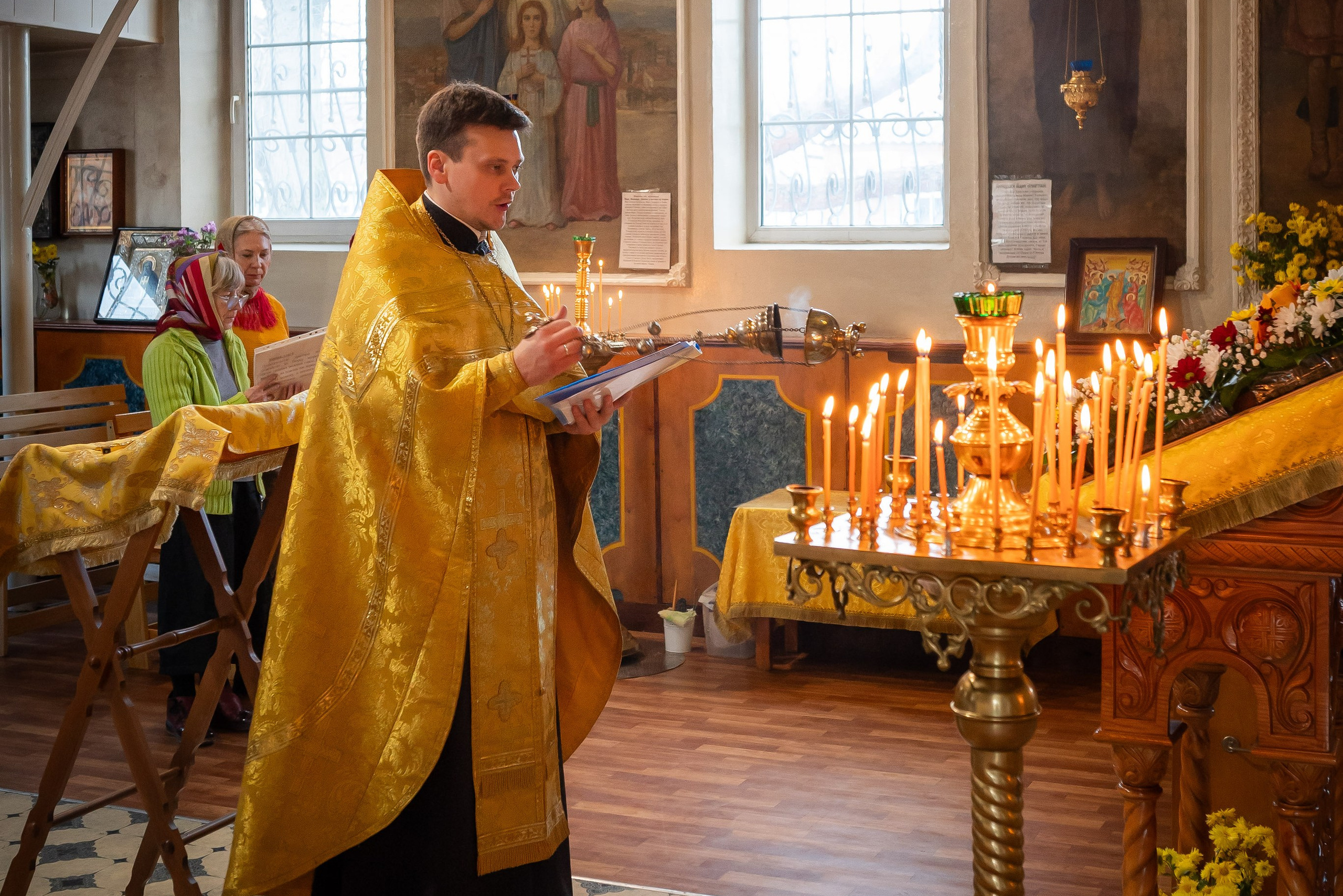 СЪЕМКИ — 2024. Антон и Татьяна Денисенко — В храме