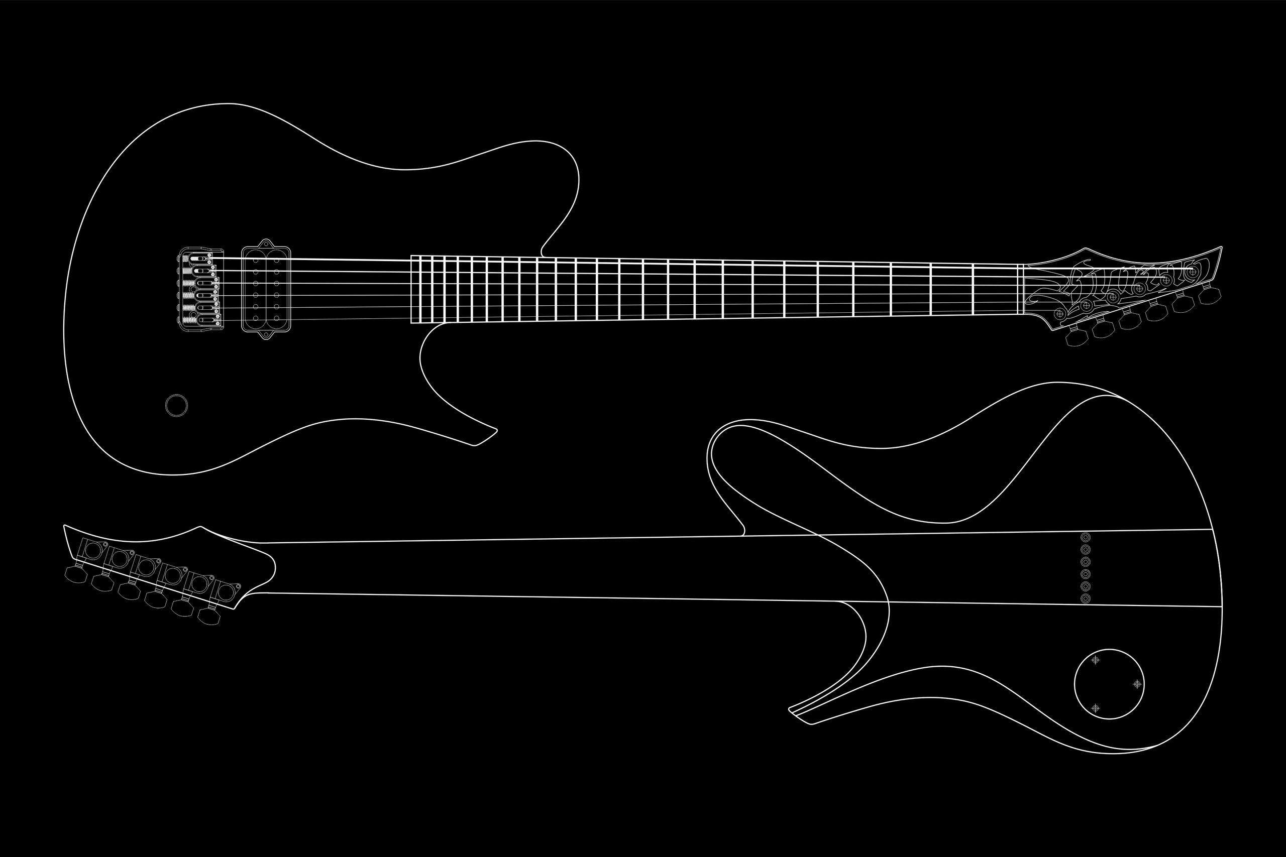 019 Zlaya Sobaka. Master of making guitars and basses to order