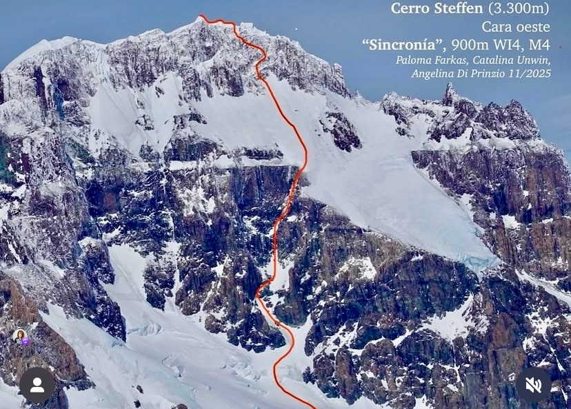 Первопрохождение на Западной стене Cerro Steffen в Южной Патагонии. Премия Стальной Ангел