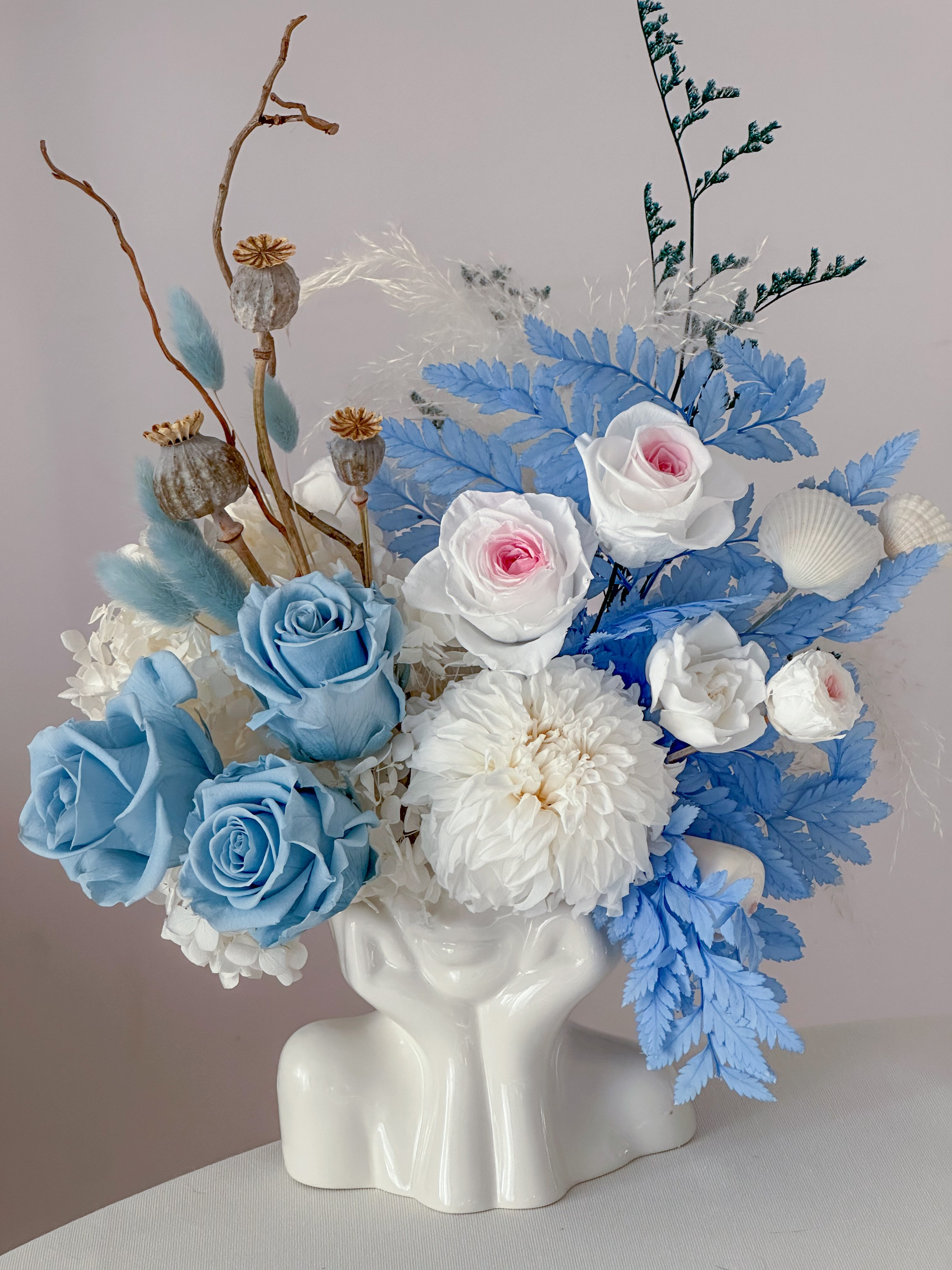 Витрина. Стабилизированные цветы Букеты Москва