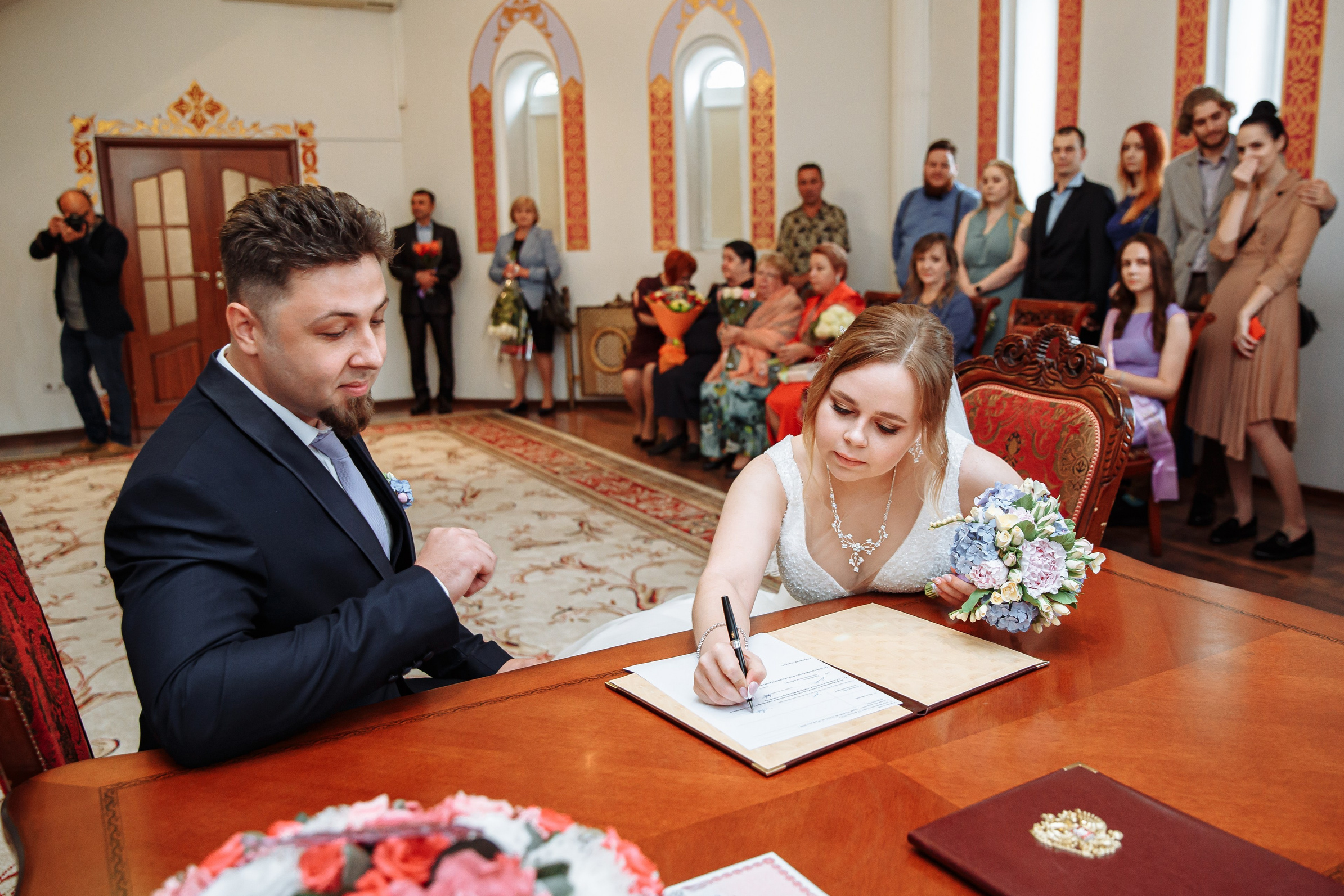 Измайловский дворец бракосочетания 5, регистрация брака, фото. Свадебный фотограф Москва и МО Сергей Киржаев