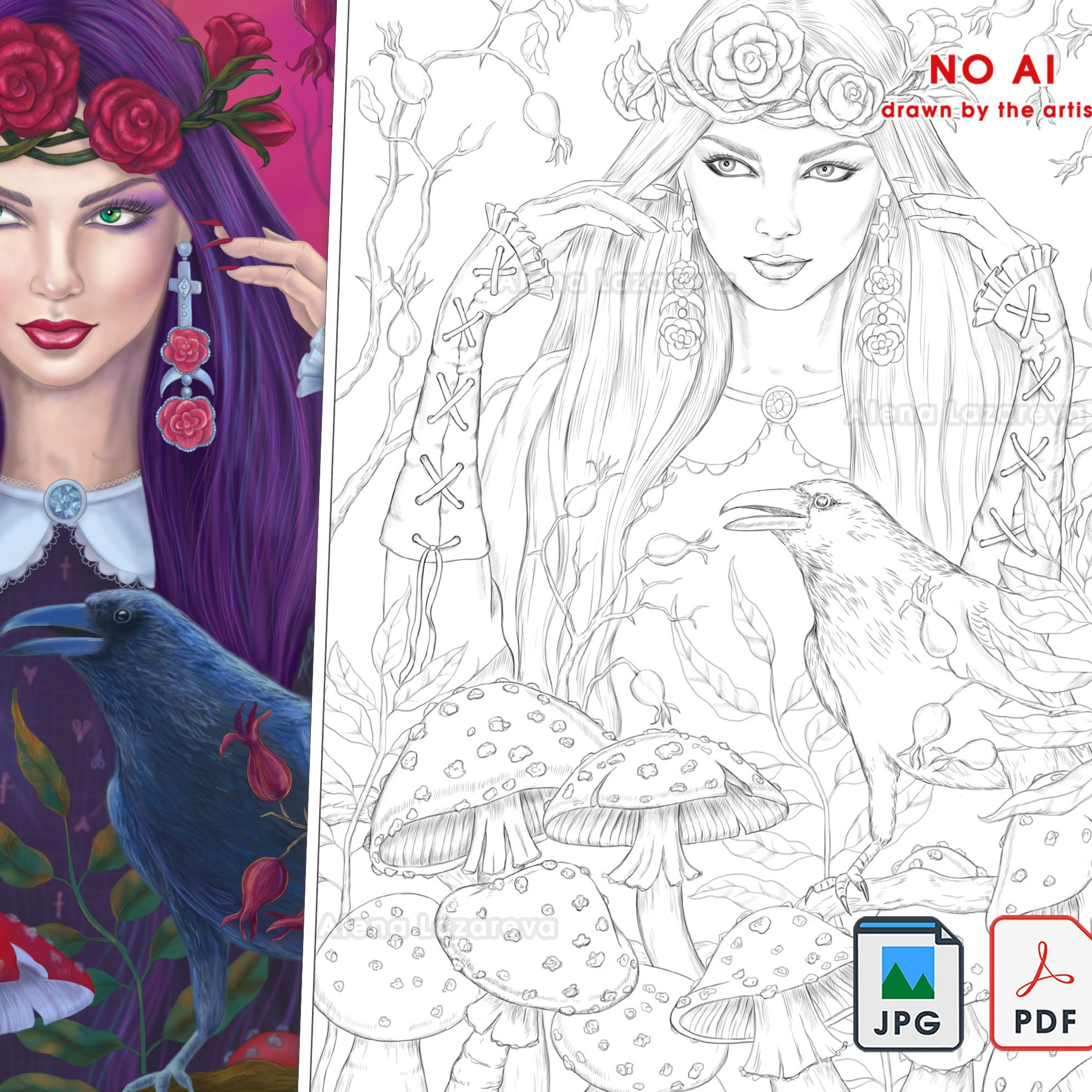 Alena Lazareva artist & pattern design