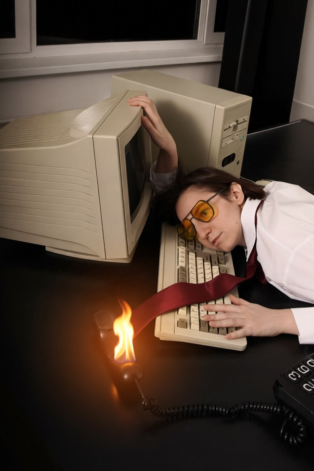 Выгорание на работе. Фотограф из Москвы — DASHA NOVA | Авторская фотография в разных жанрах