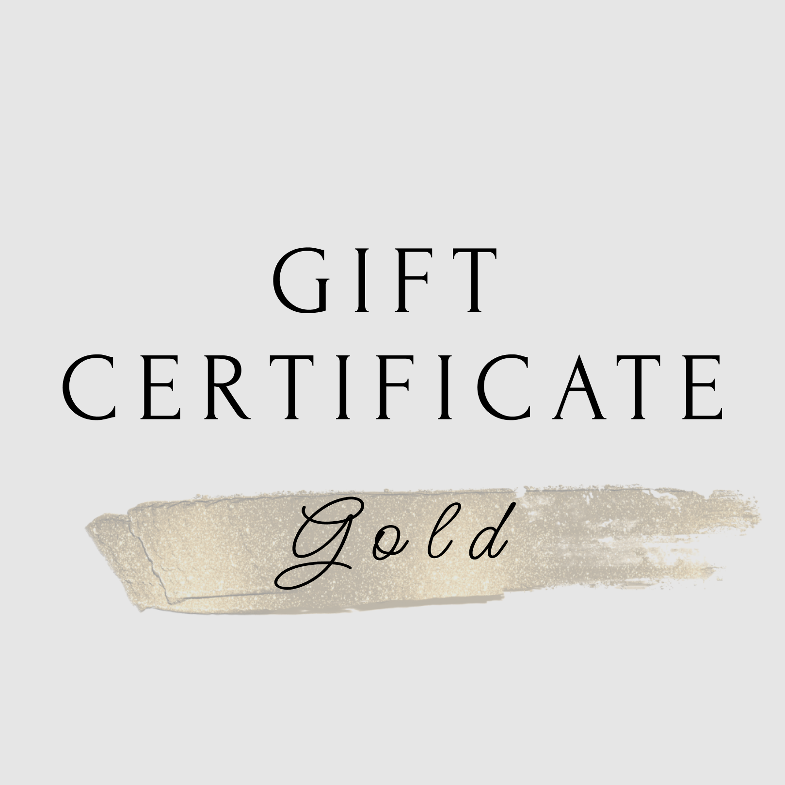 GIFT CERTIFICATE