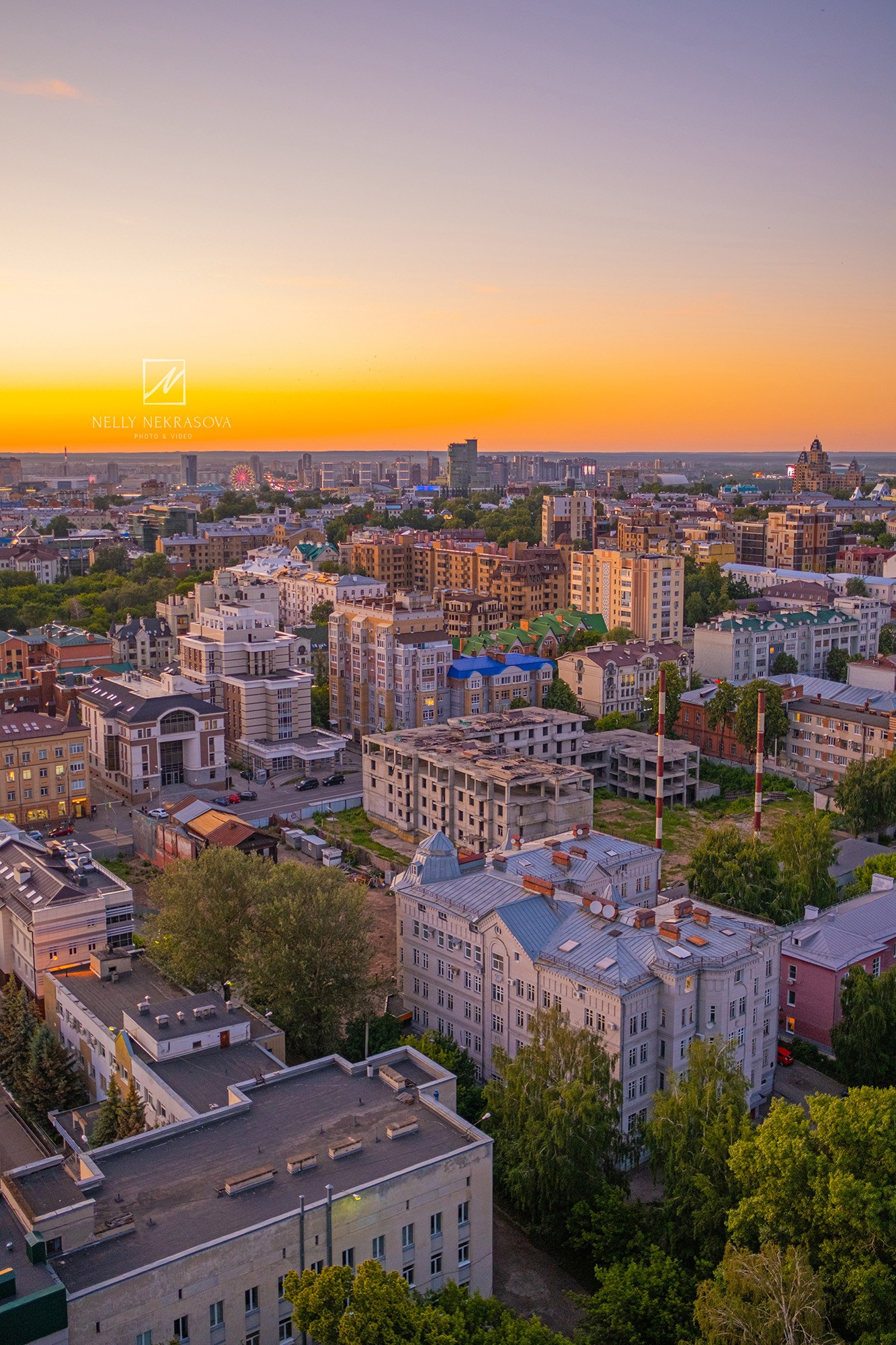 Казань с высоты птичьего полета. Фотограф Нелли Некрасова