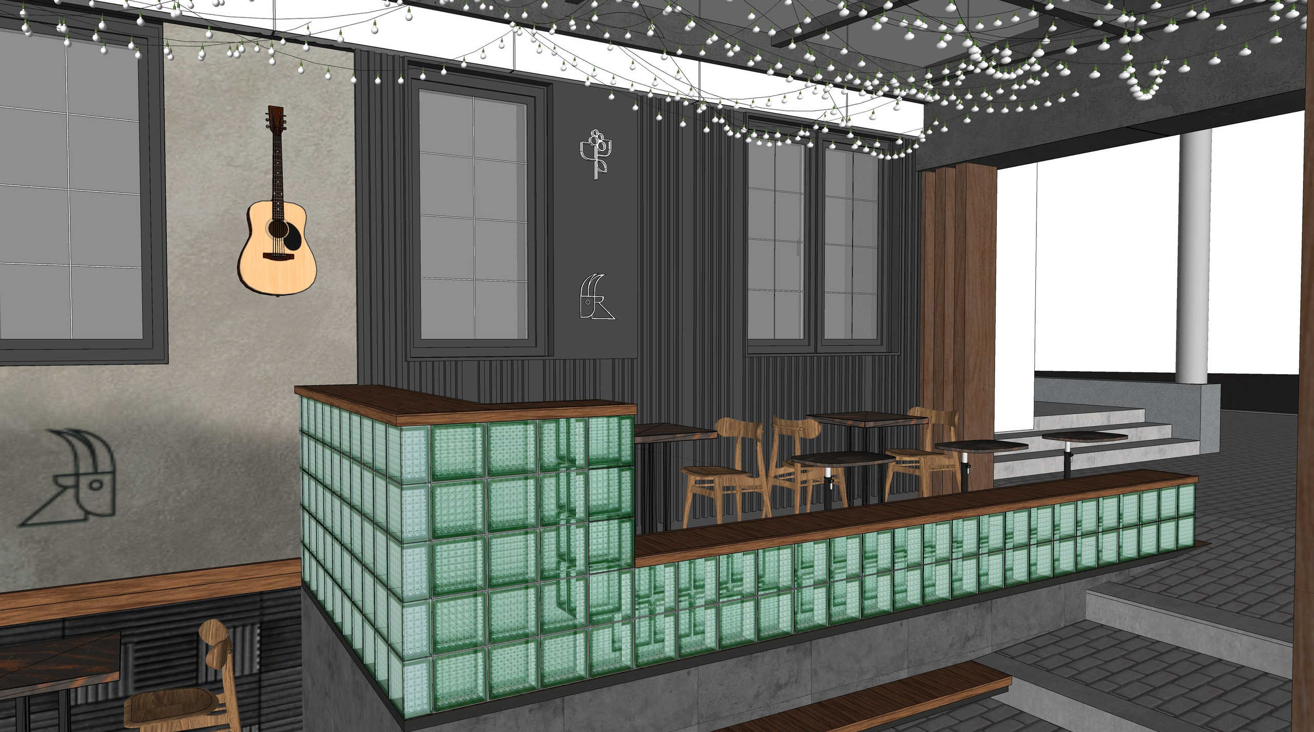 Терраса Келди. Архитектурно-дизайнерское бюро ROOMS