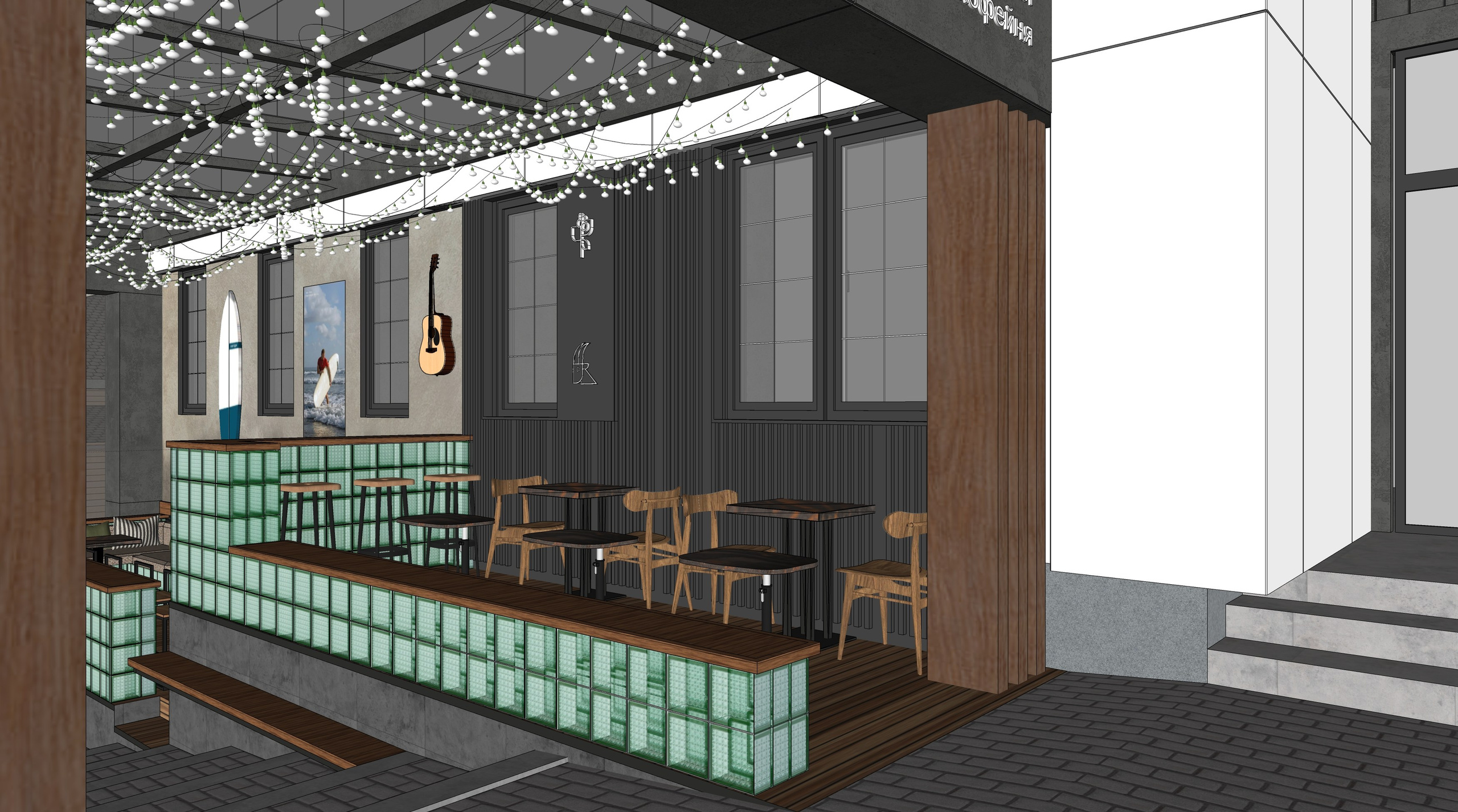 Терраса Келди. Архитектурно-дизайнерское бюро ROOMS