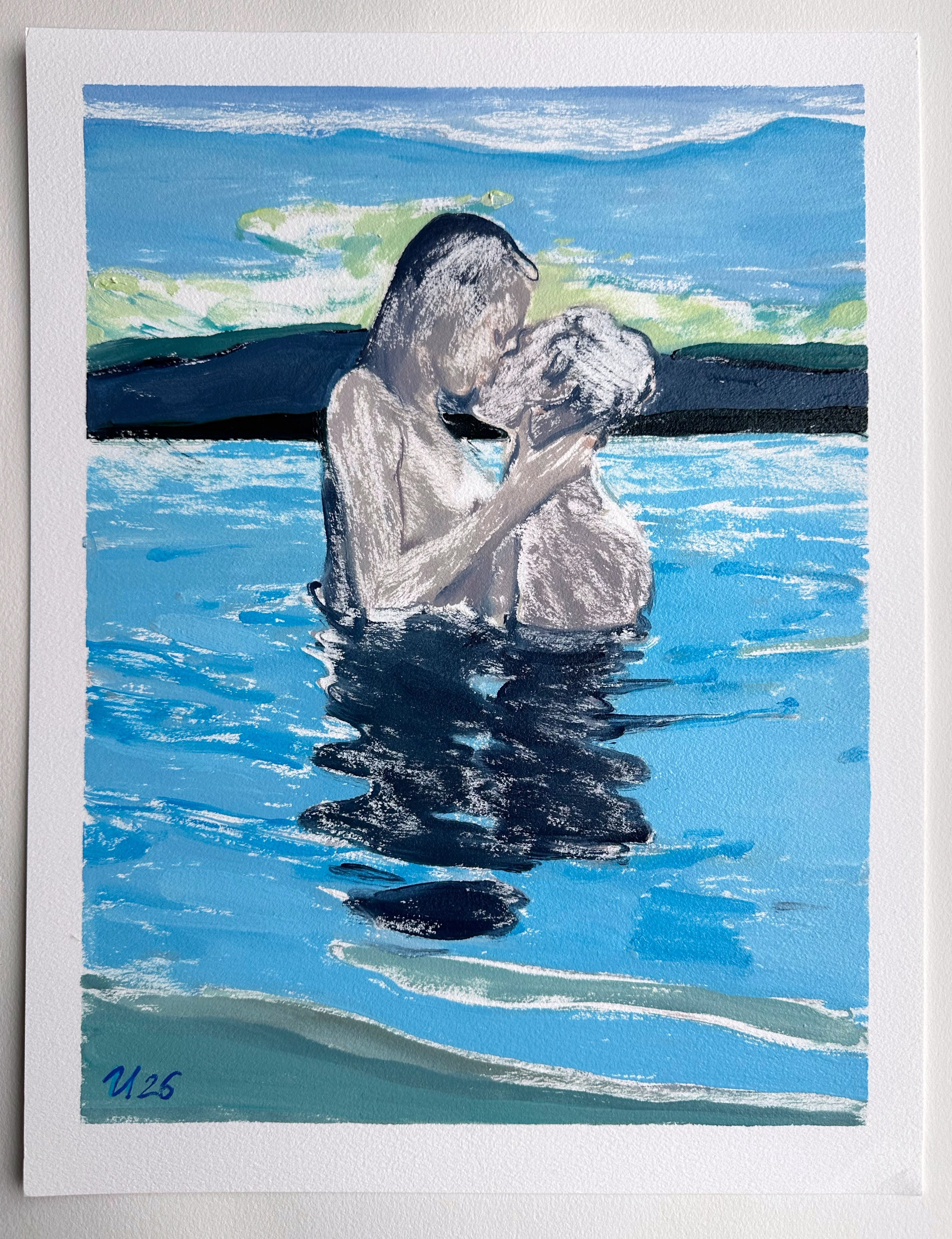 Доступные работы на бумаге (акрил/масло). Визуальный художник Илья Филатов